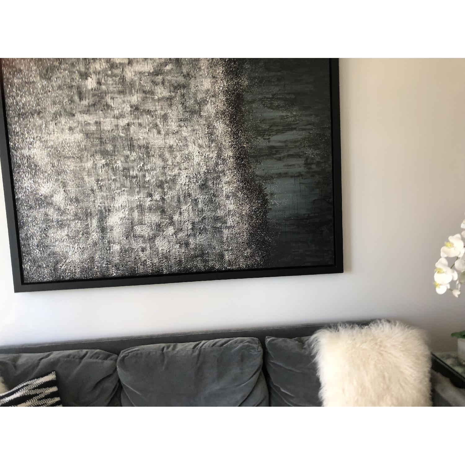 Great Wall Art in Black Wood Frame AptDeco