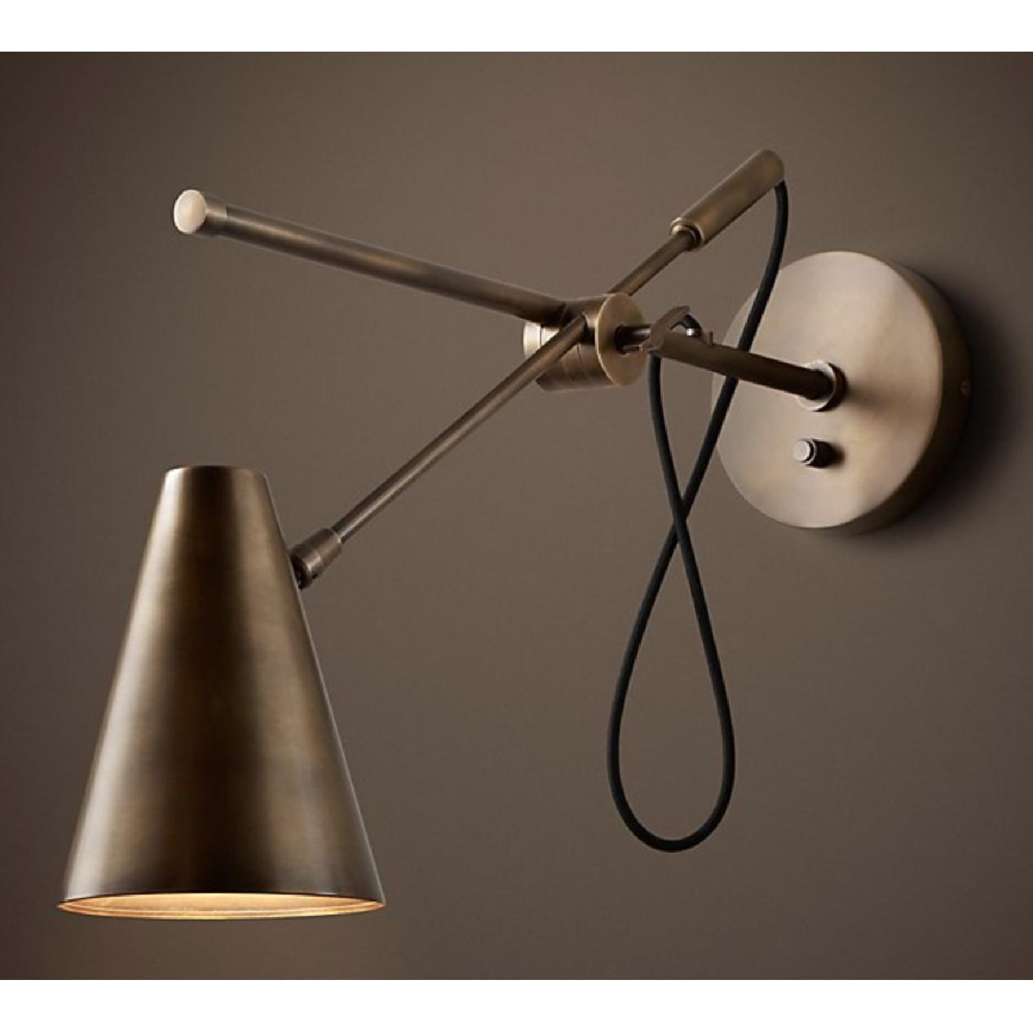 Restoration Hardware 20th C. Torpedo Sconces - image-1