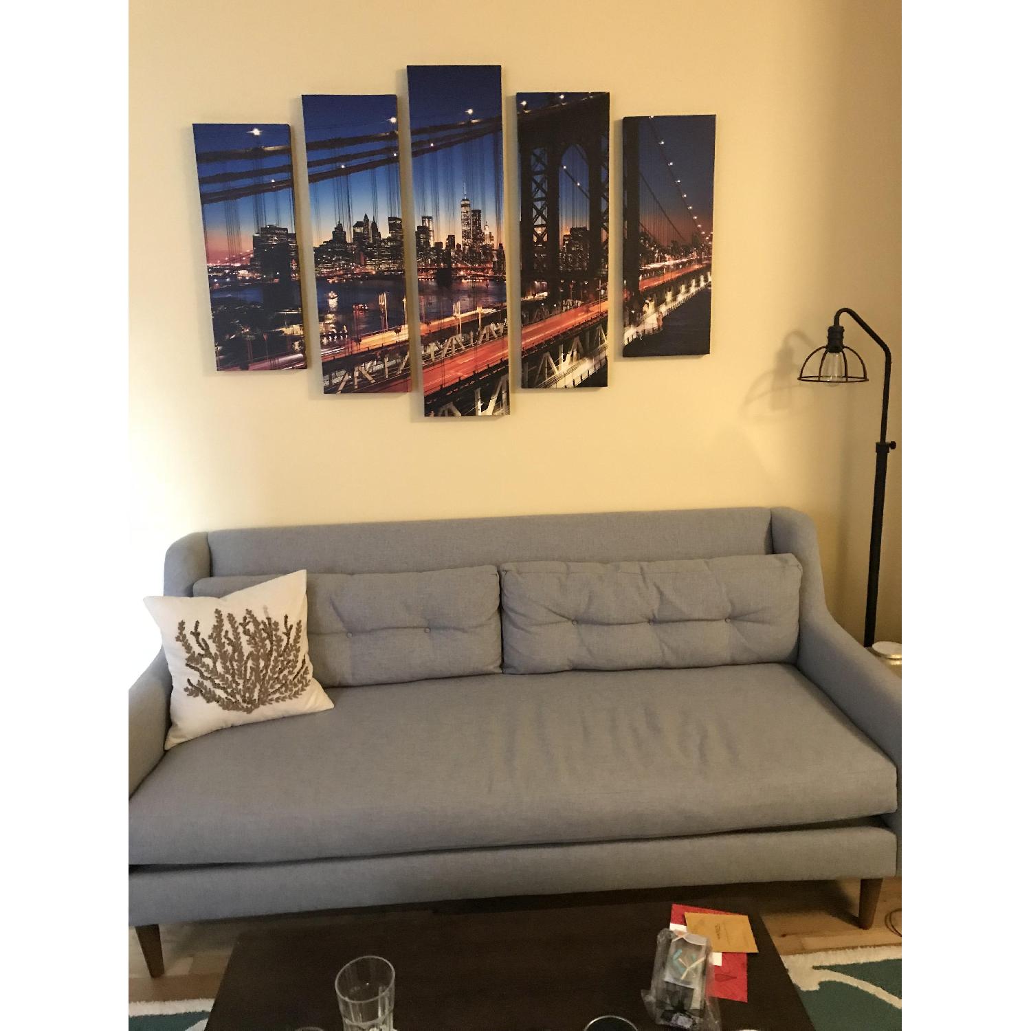 West Elm Crosby Mid Century Sofa - image-1