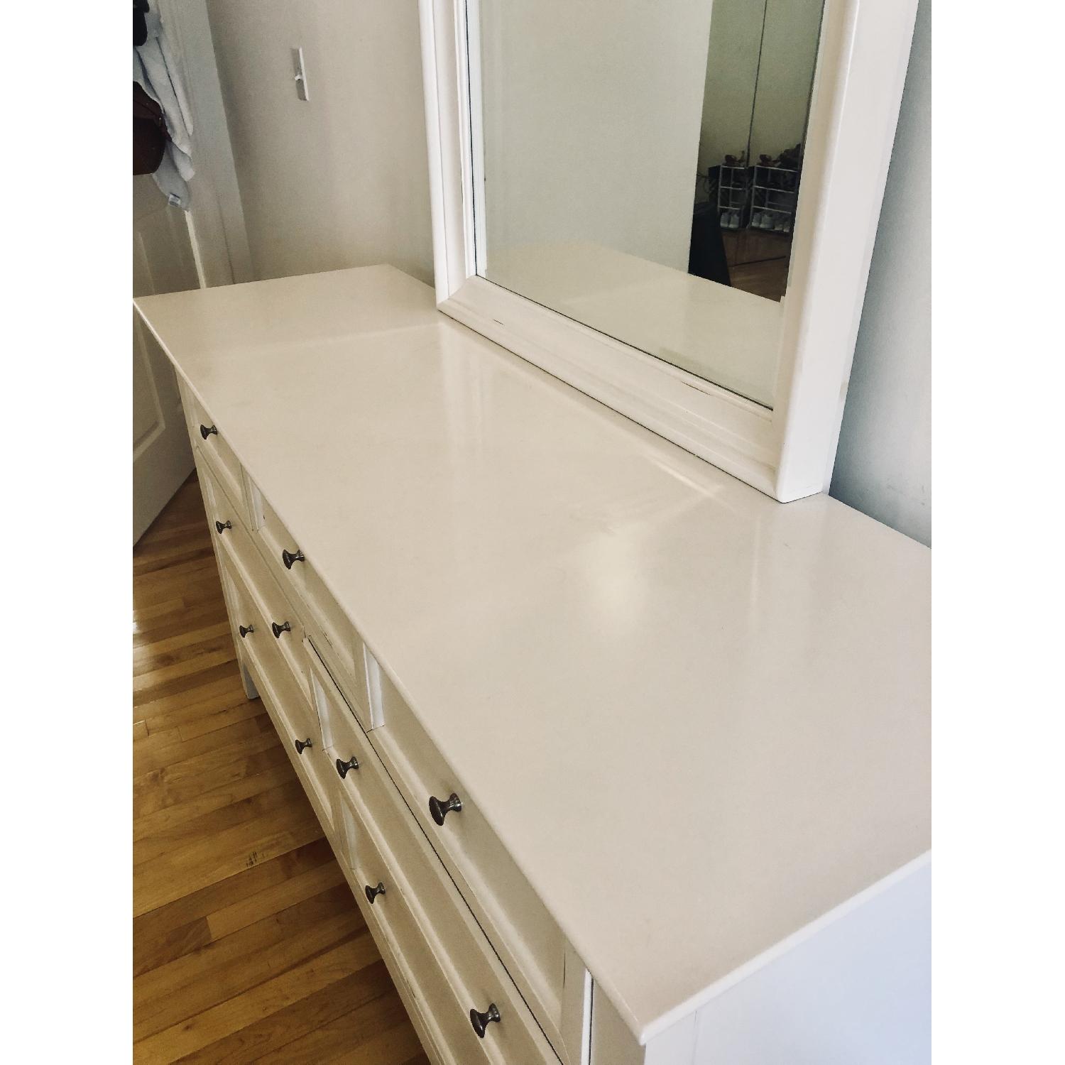 Macy's Sanibel White Dresser w/ Mirror - image-2