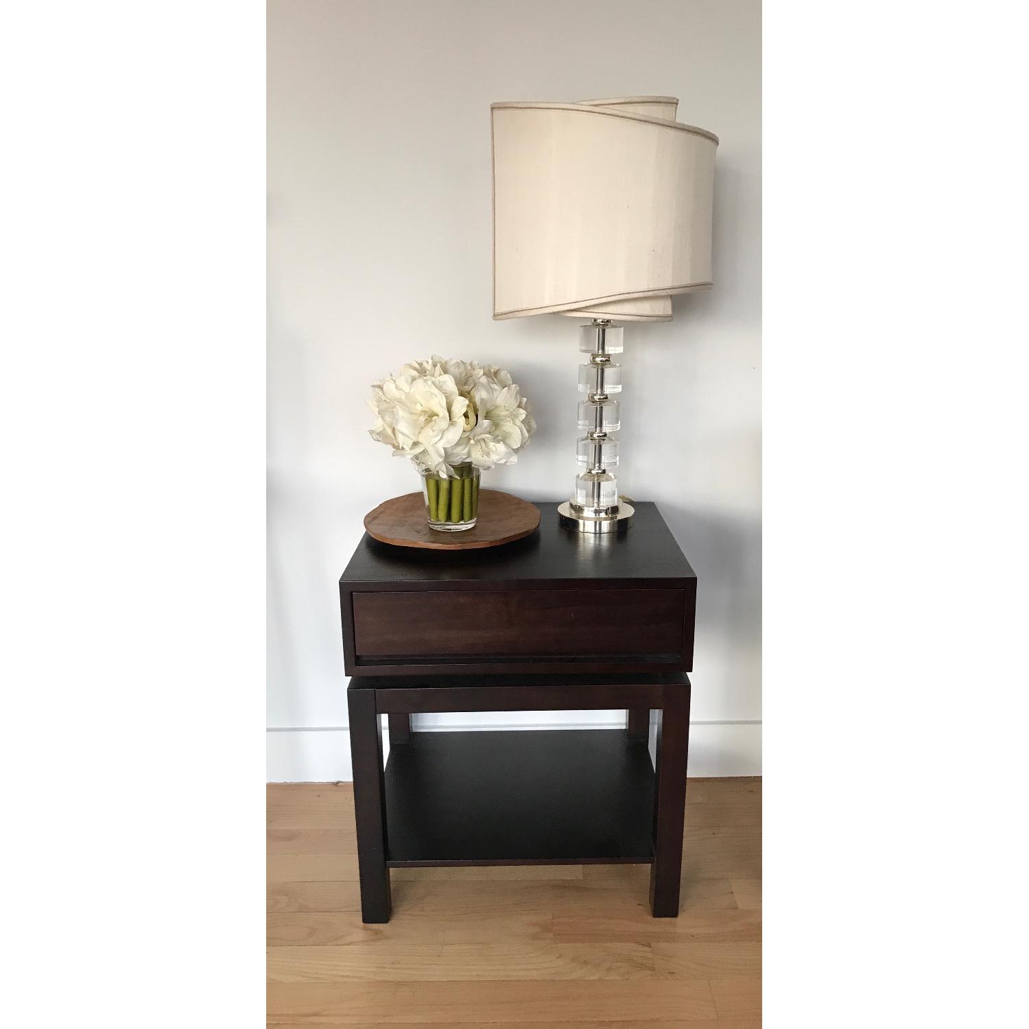 Modern Espresso Nightstands AptDeco