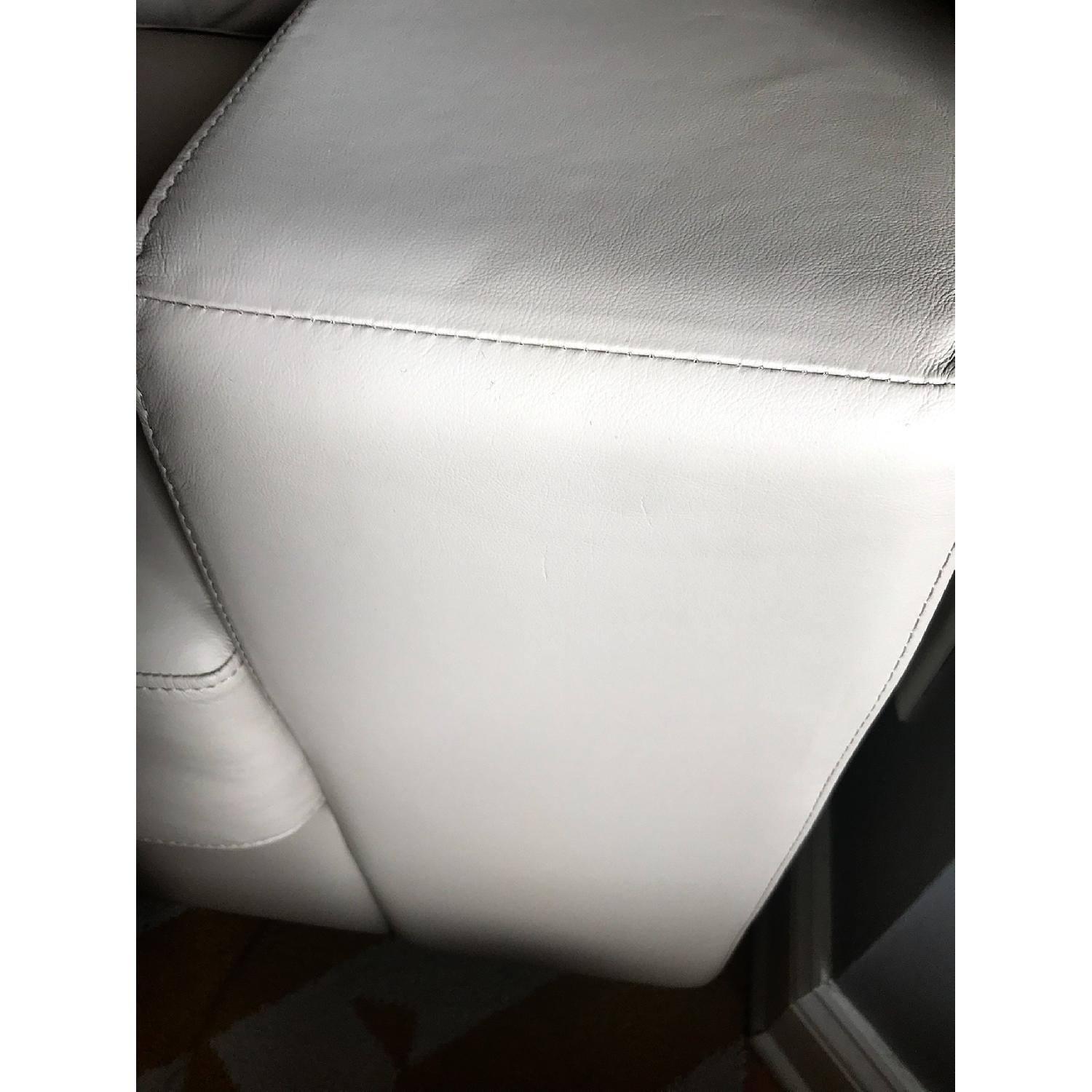 Modloft Renwick Modern Grey Leather Sofa - image-6