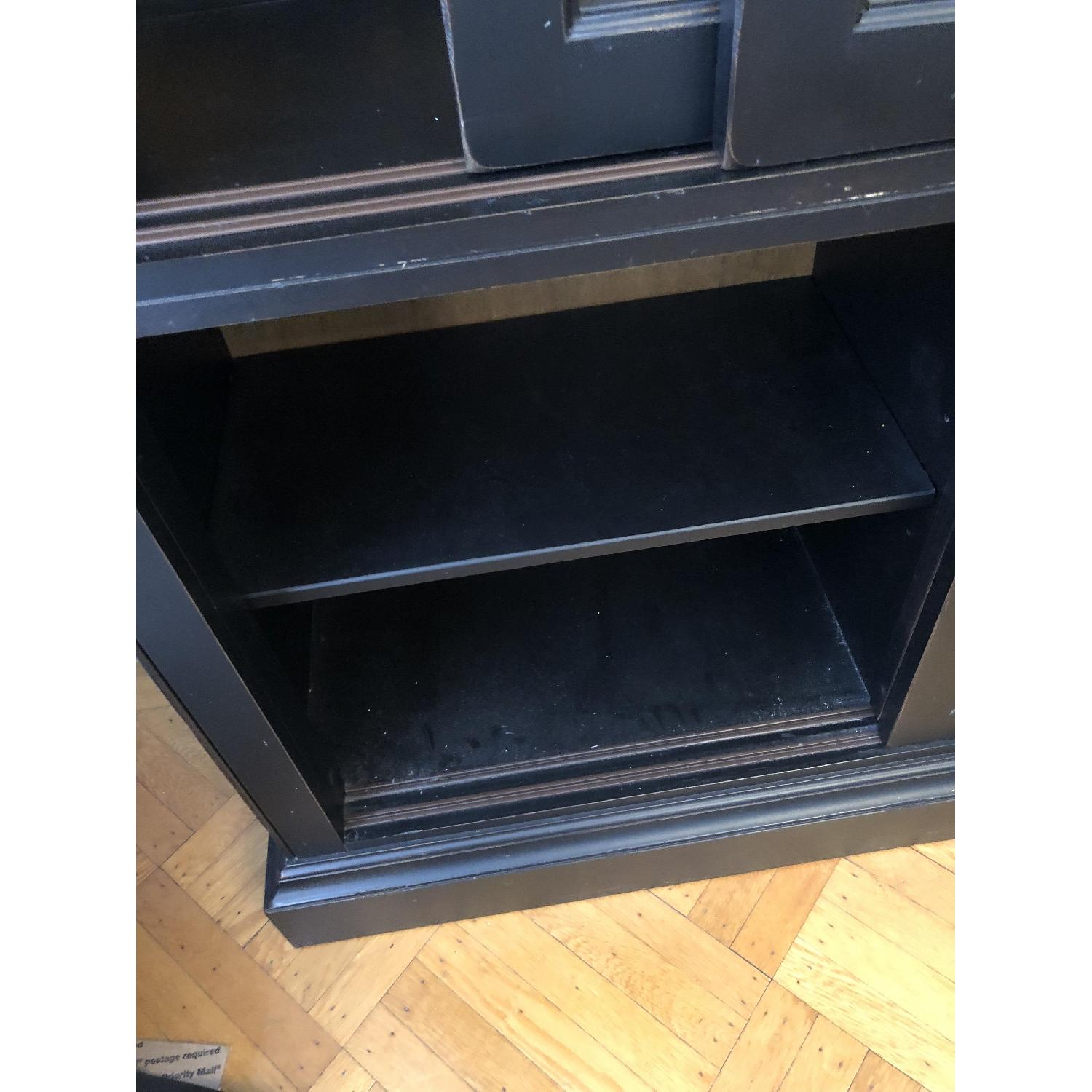 Ethan Allen Black China Cabinet - image-11