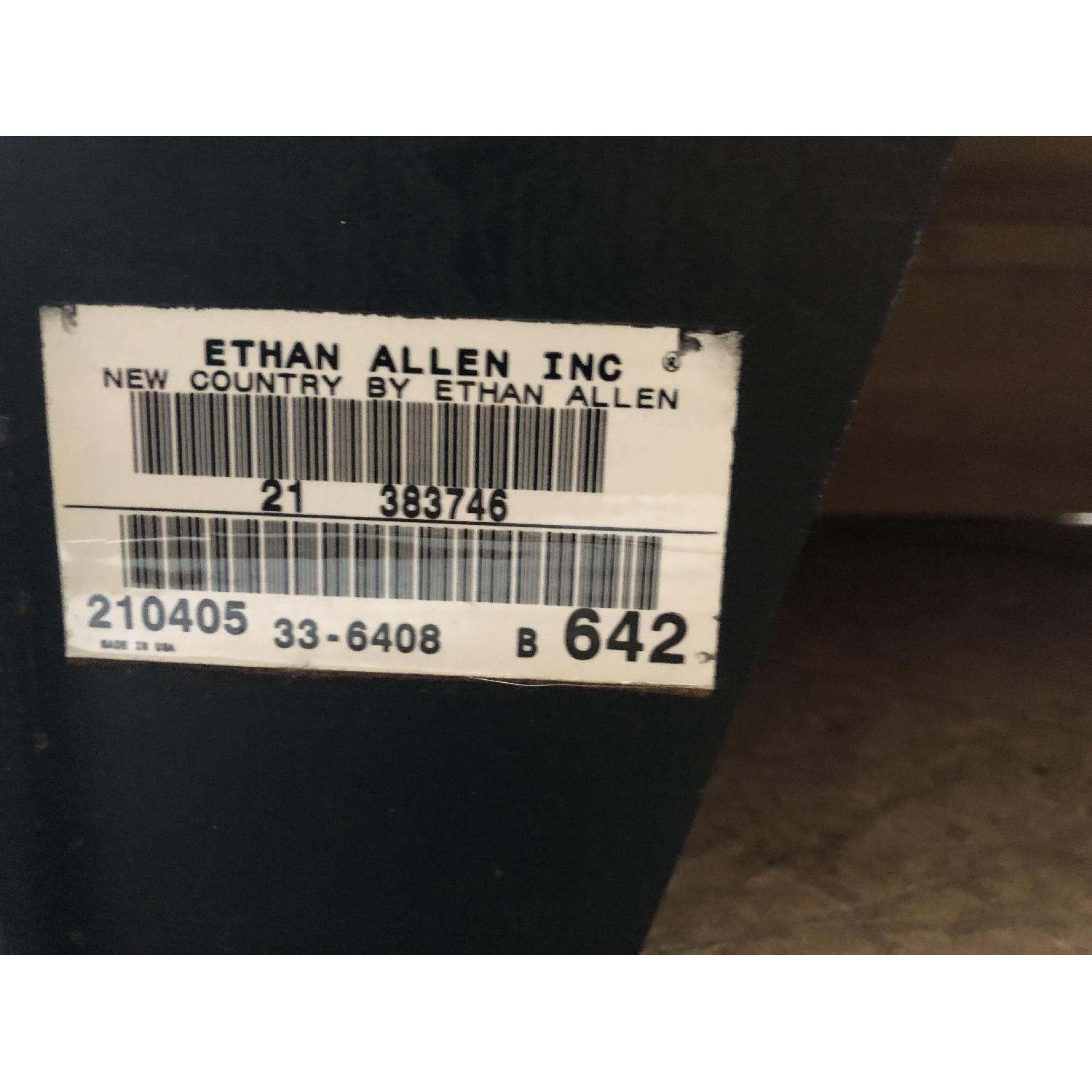 Ethan Allen Black China Cabinet - image-12