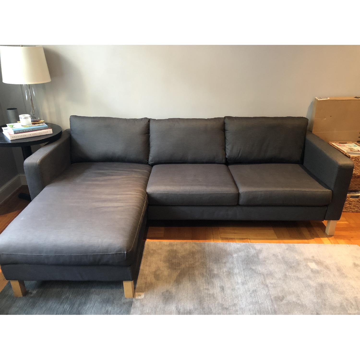 Ikea Karlstad Sectional Sofa w/ Chaise - image-3