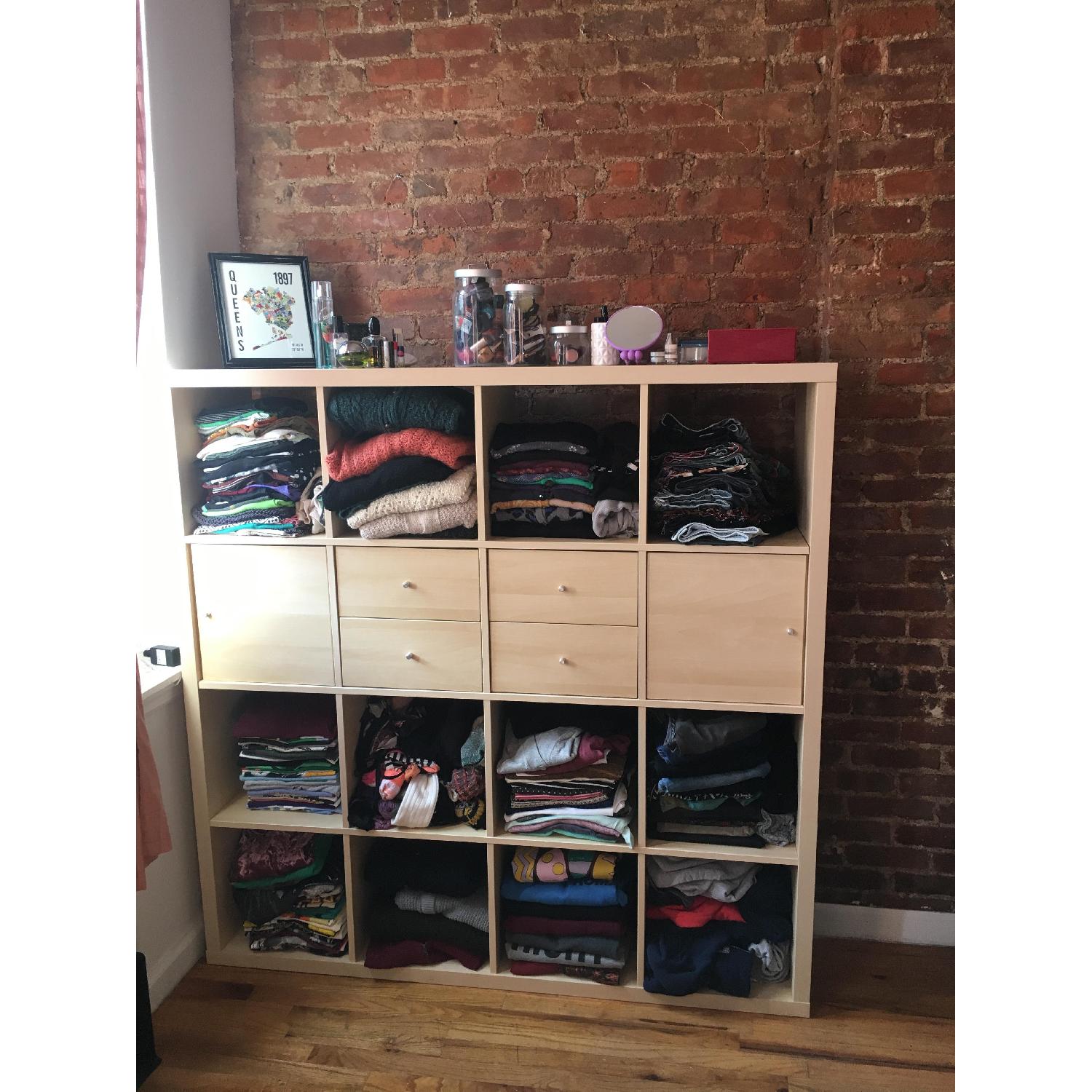 Ikea Kallax Cubby Shelving Unit w/ Drawers AptDeco