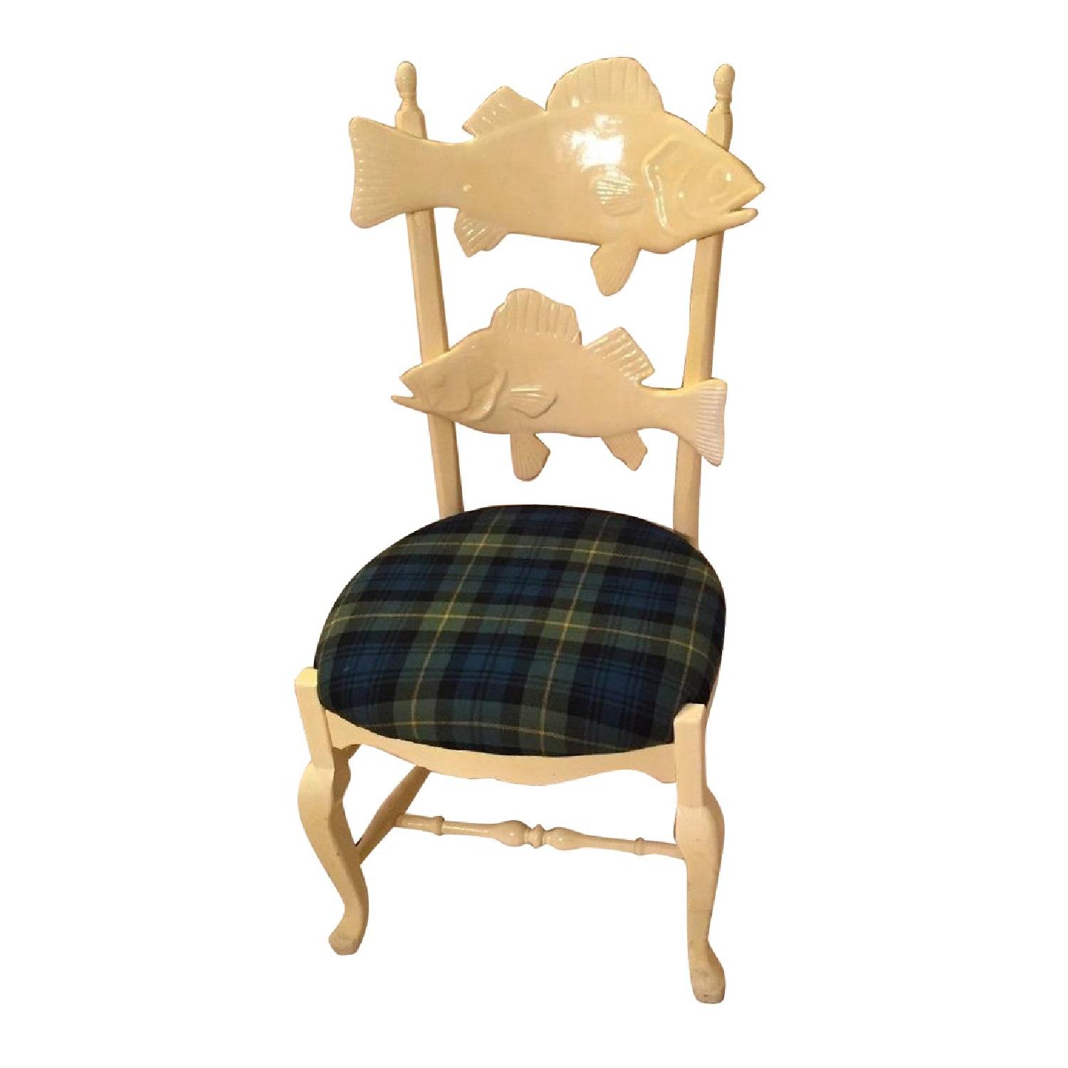 MacKenzie Childs Figural Fish Chair