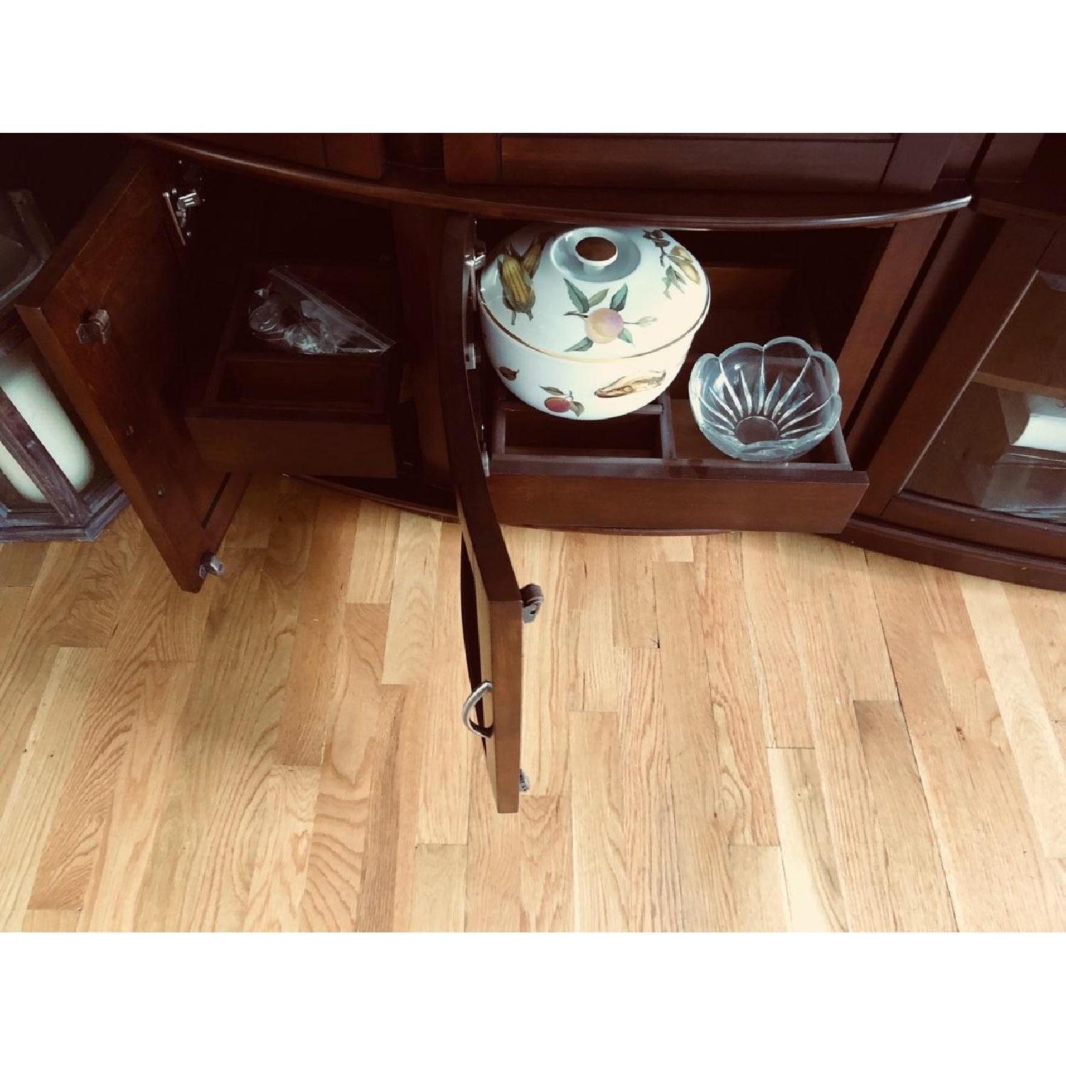 Raymour & Flannigan Entertainment Center w/ Storage - image-5