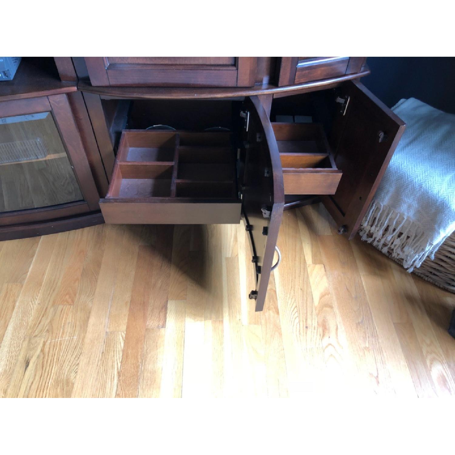 Raymour & Flannigan Entertainment Center w/ Storage - image-6