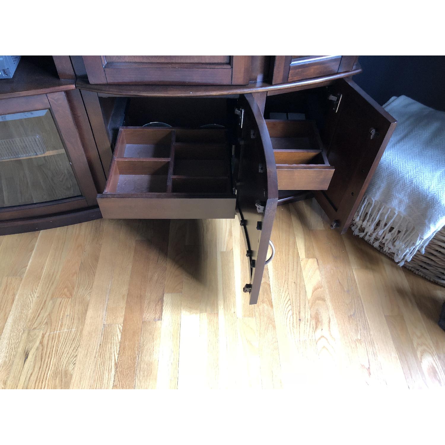 Raymour & Flannigan Entertainment Center w/ Storage - image-8