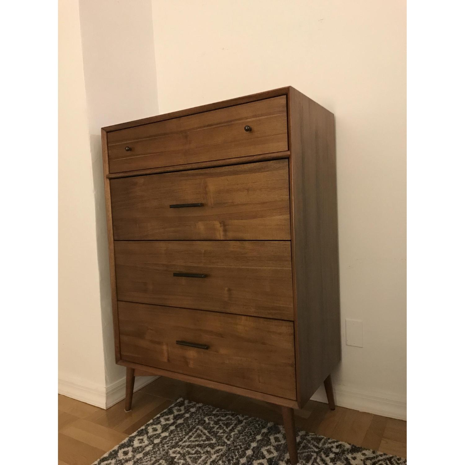 West Elm Mid-Century 4-Drawer Dresser in Acorn - image-2