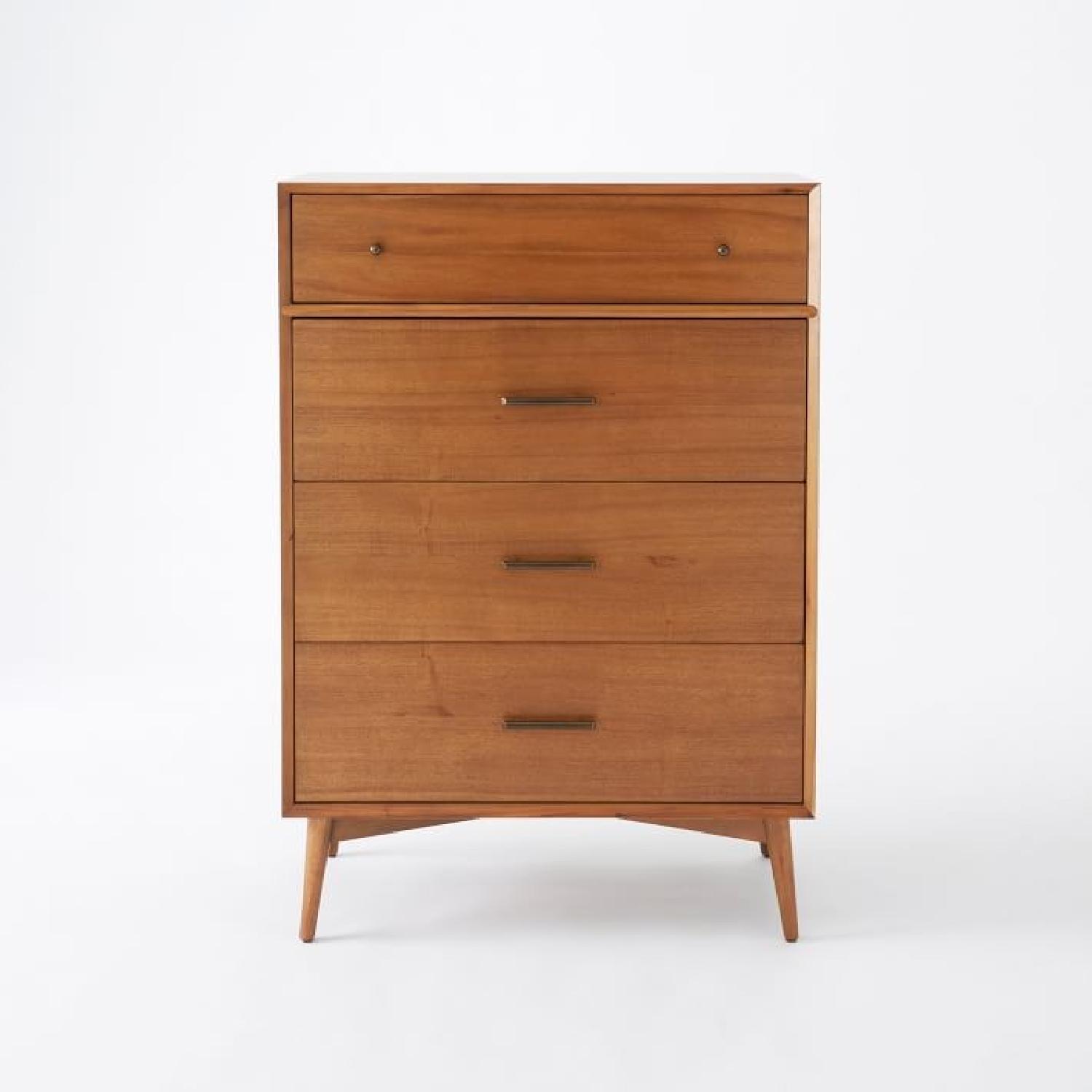 West Elm Mid-Century 4-Drawer Dresser in Acorn - image-6