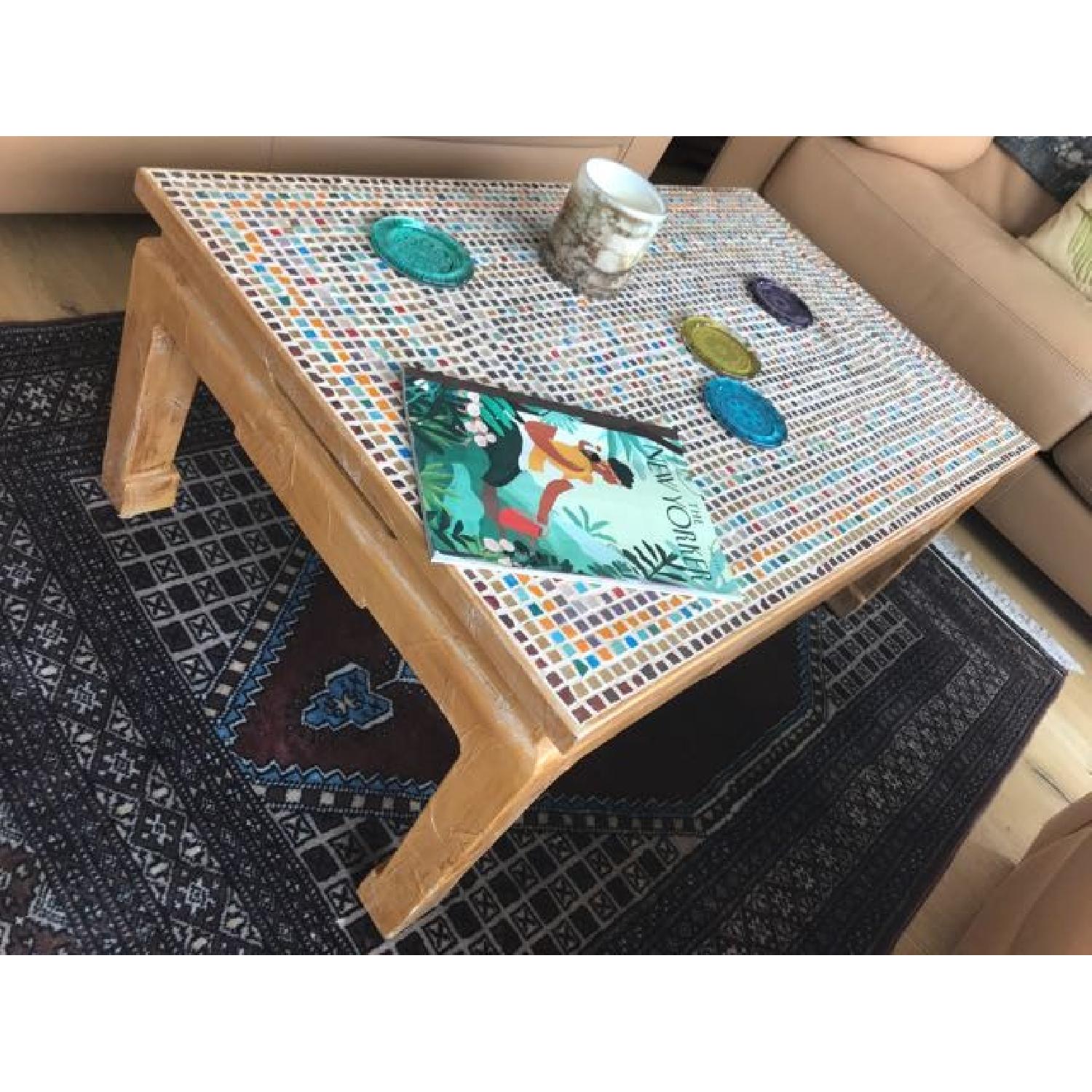 Colored Top Coffee Table - image-3