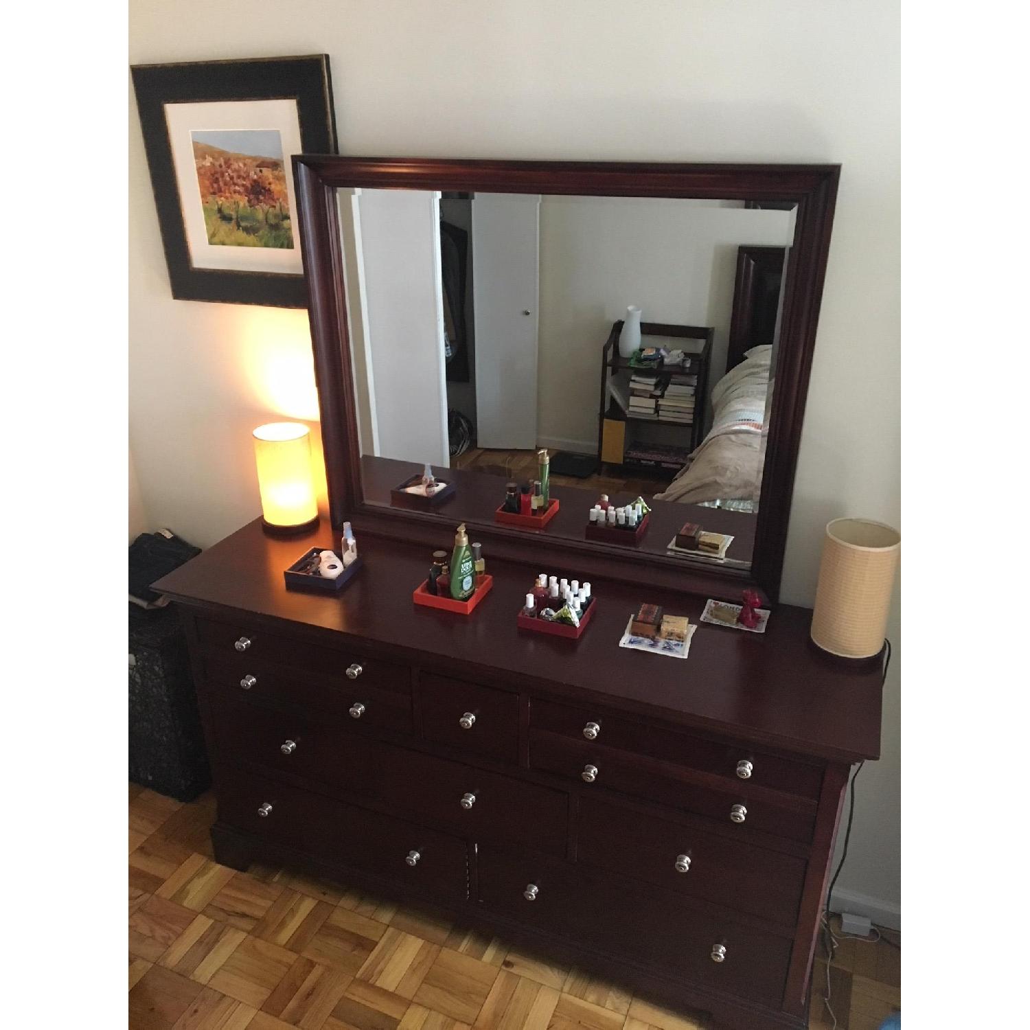 Shermag Bourbon Street 8-Drawer Dresser w/ Mirror - image-3