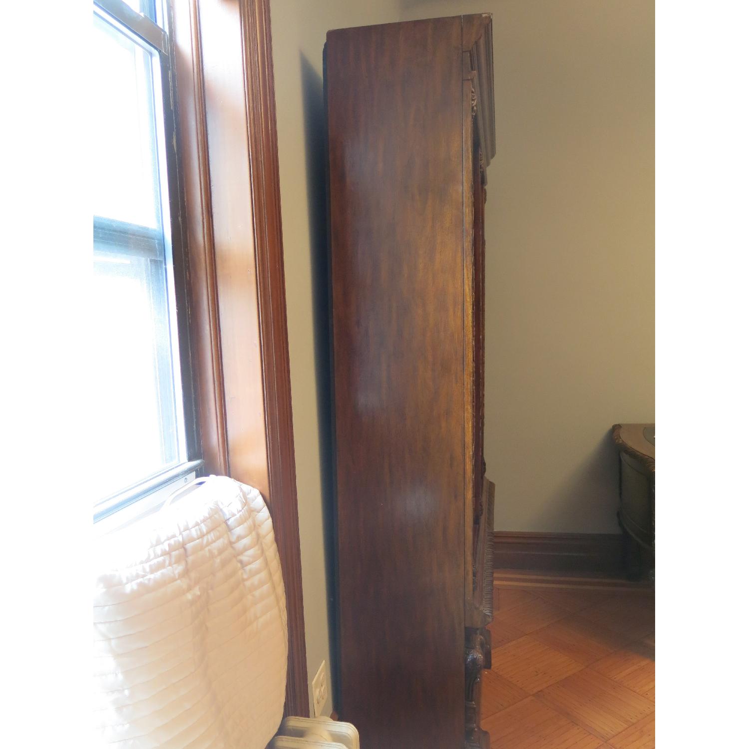 Solid Wood Bookcase w/ 2 File Drawers - image-6