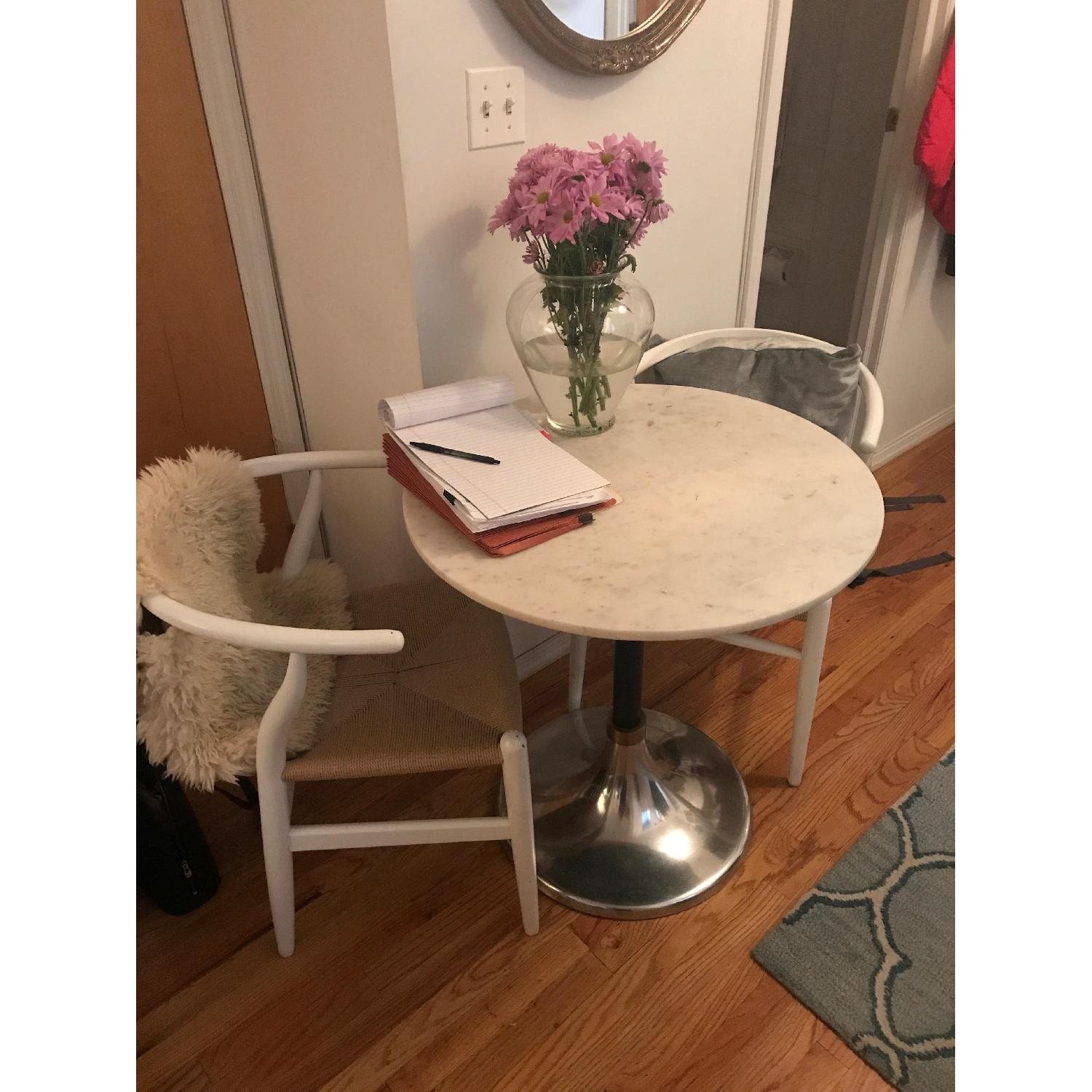 CB2 Hackney Marble Table - image-1