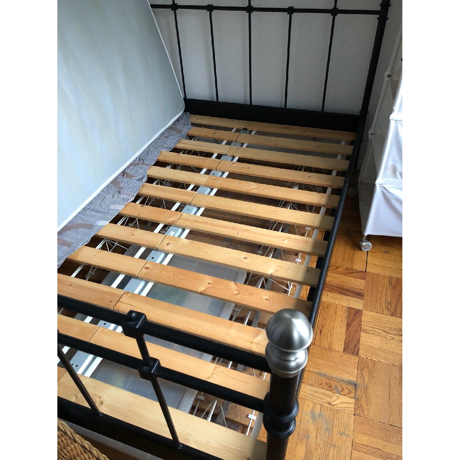 Ikea Svelvik Steel Black Bed Frame - image-3