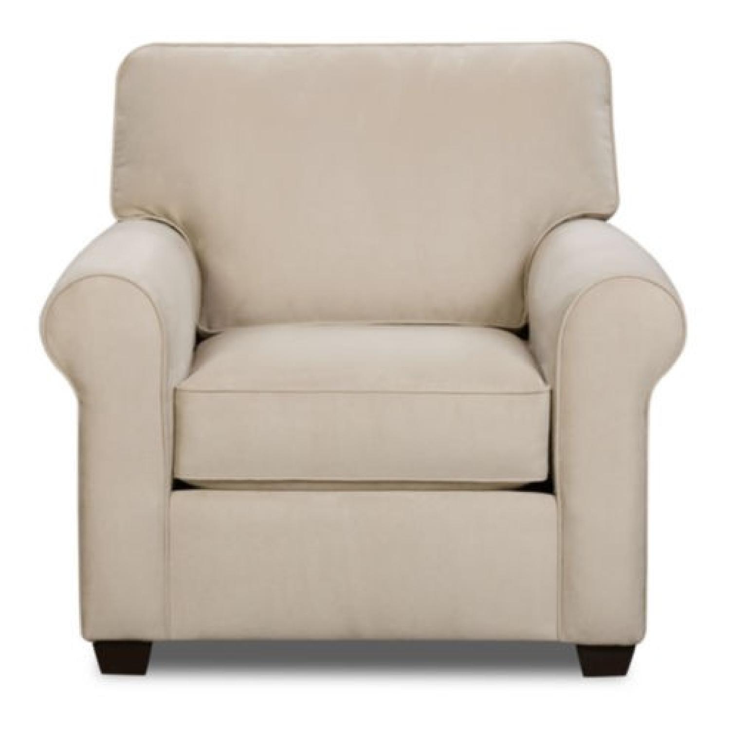 JCPenney Roll Arm Chair - image-0