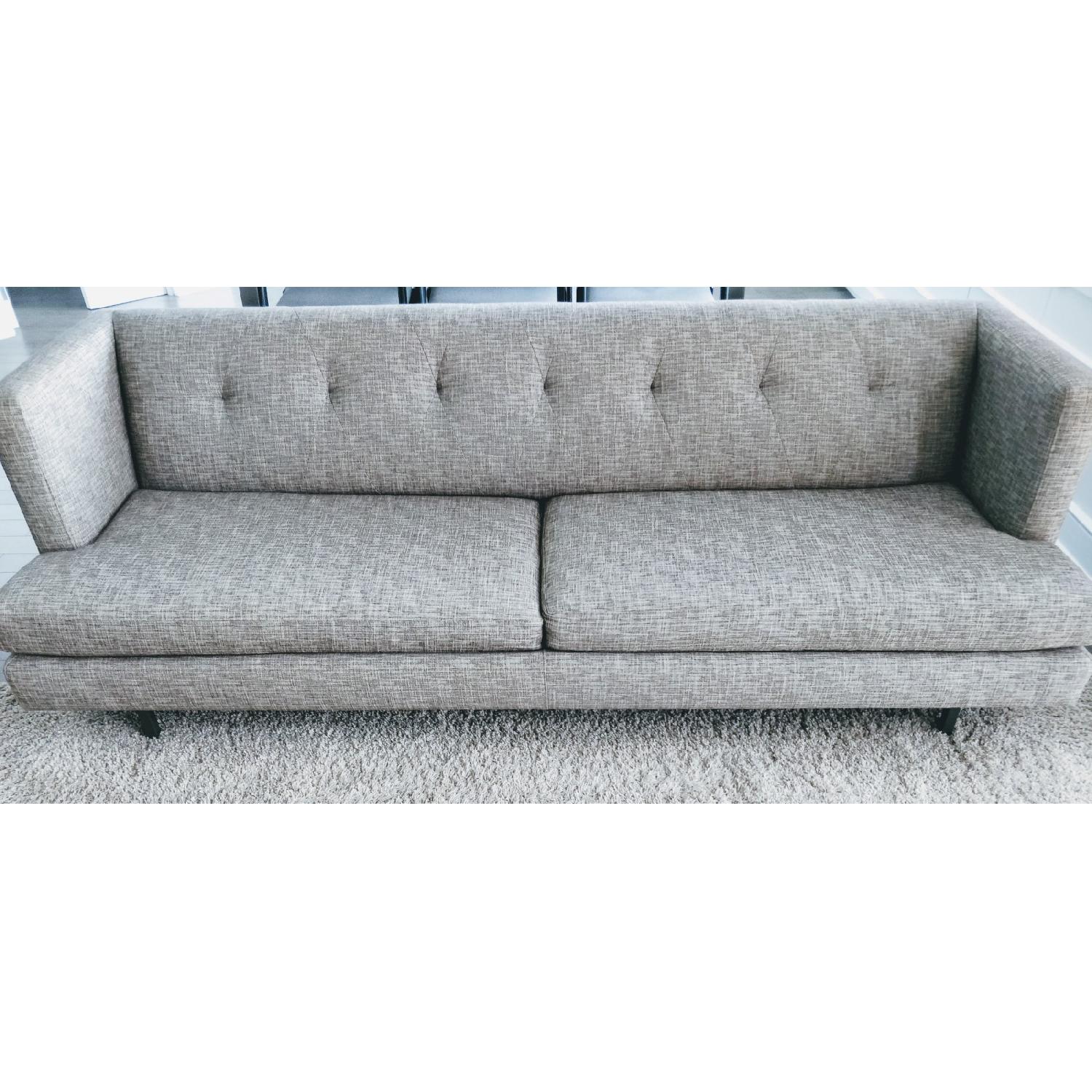 CB2 Avec Sofa in Grey Tweed Color - image-1