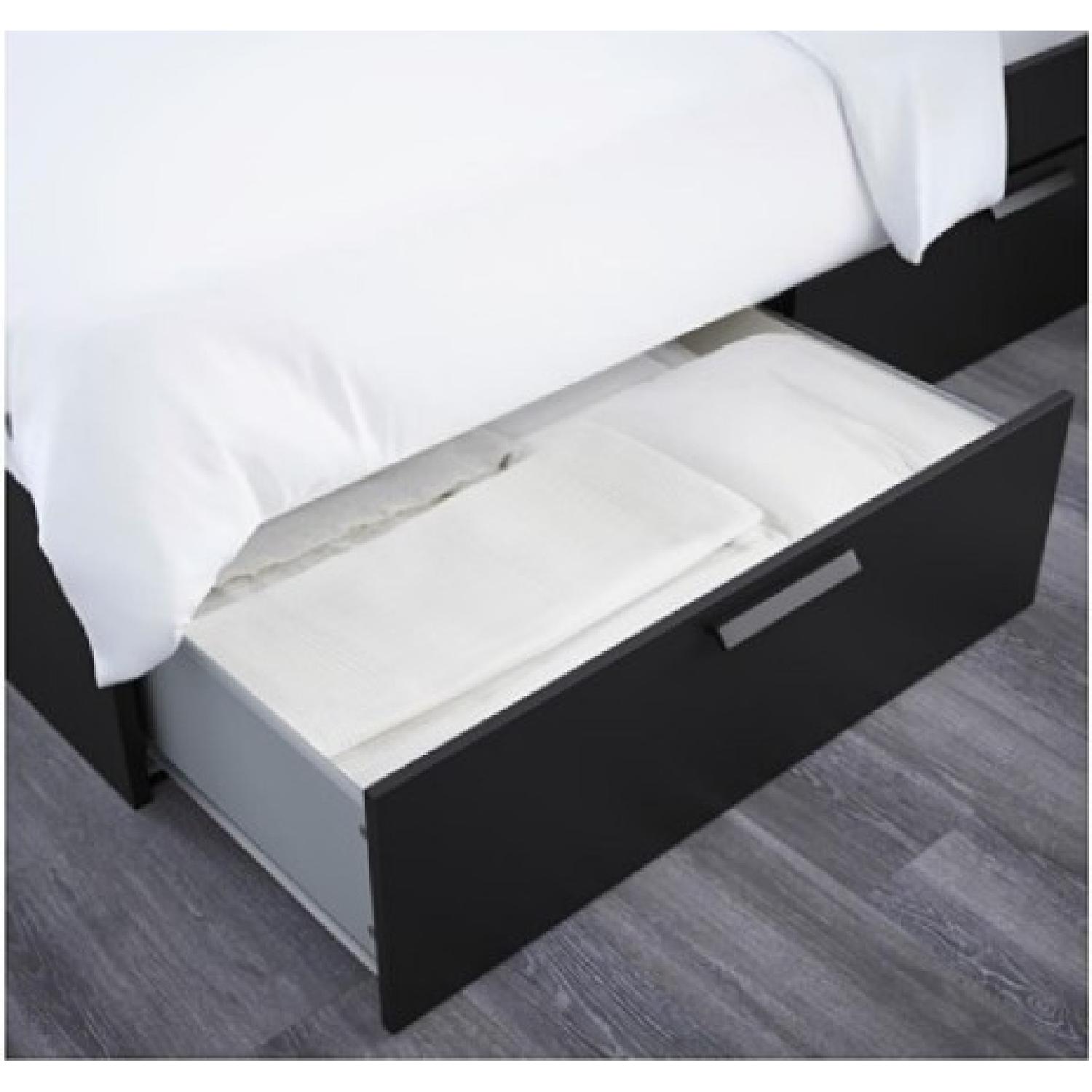 Ikea Brimnes Full Size Bed Frame w/ Storage - image-2