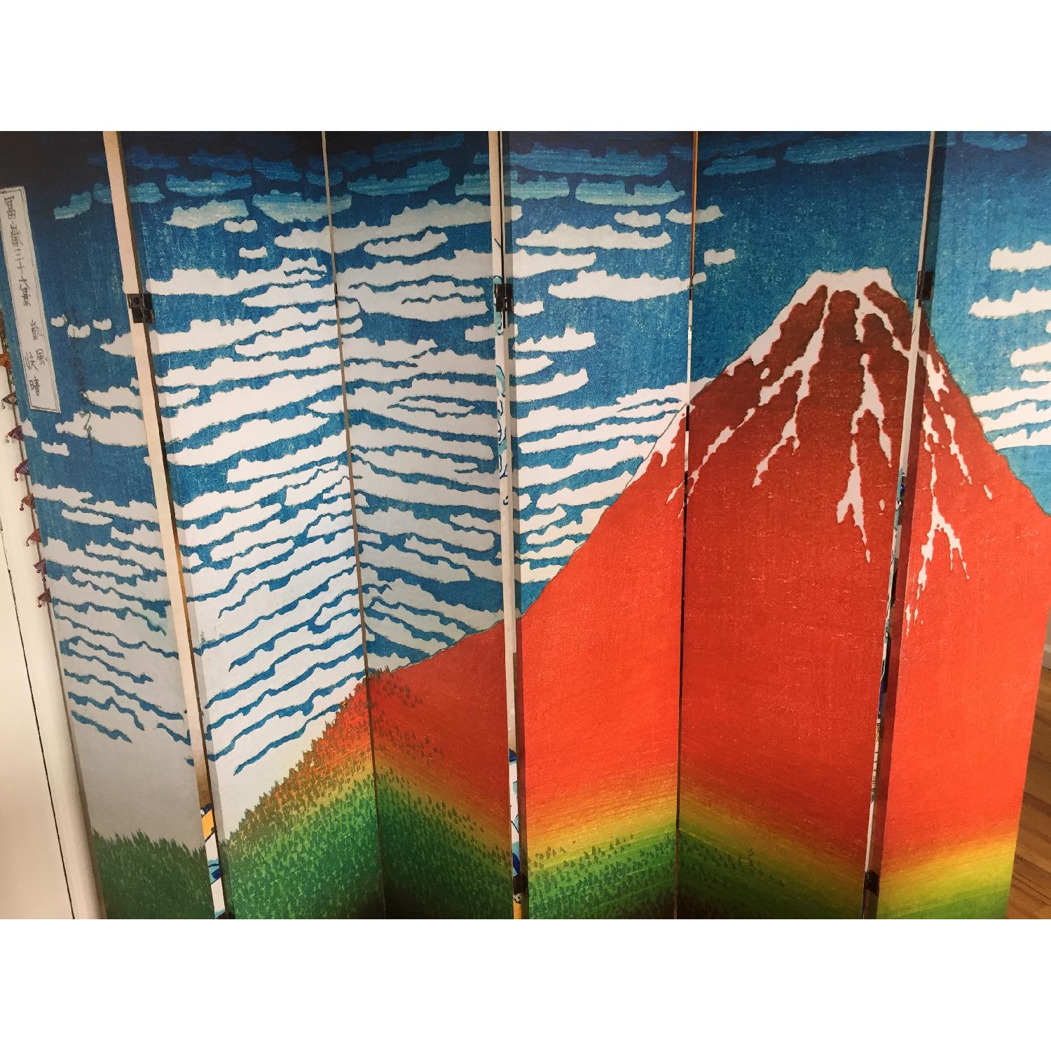 Double Sided Hokusai Room Divider - image-2