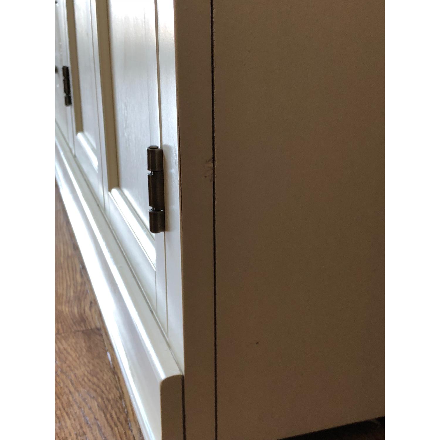 Pottery Barn Logan Small Wall System w/ Glass Doors in White - image-5