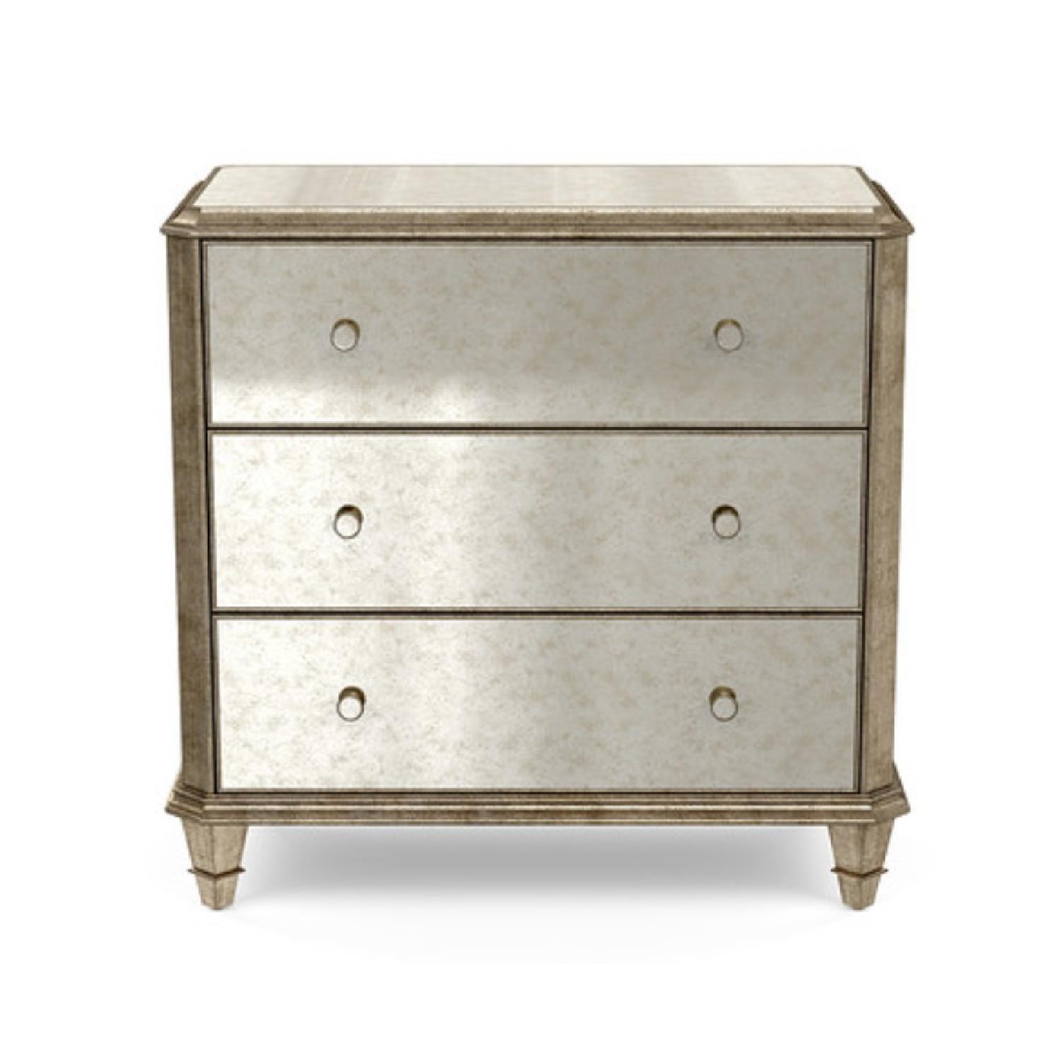 Ethan Allen Vivica Mirrored Chest - image-0