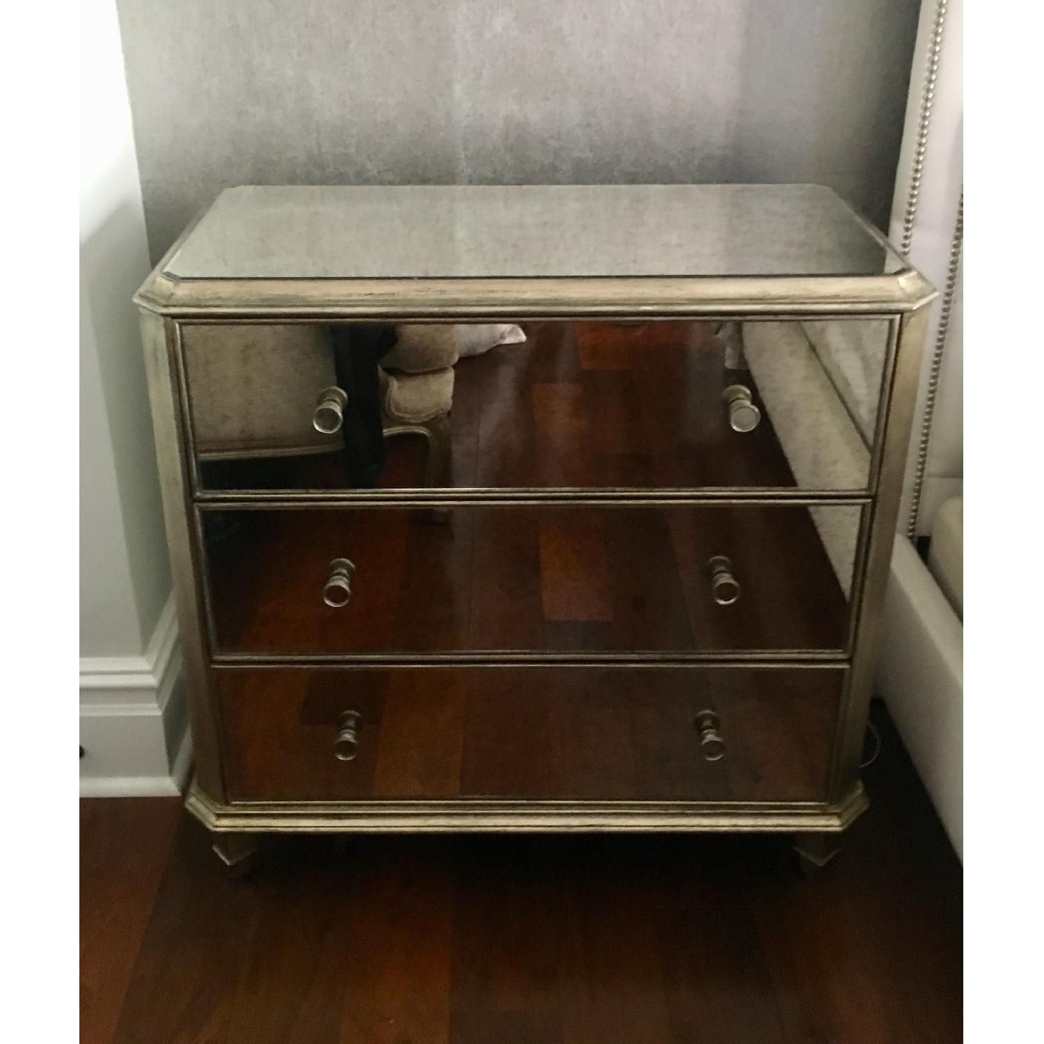 Ethan Allen Vivica Mirrored Chest - image-3