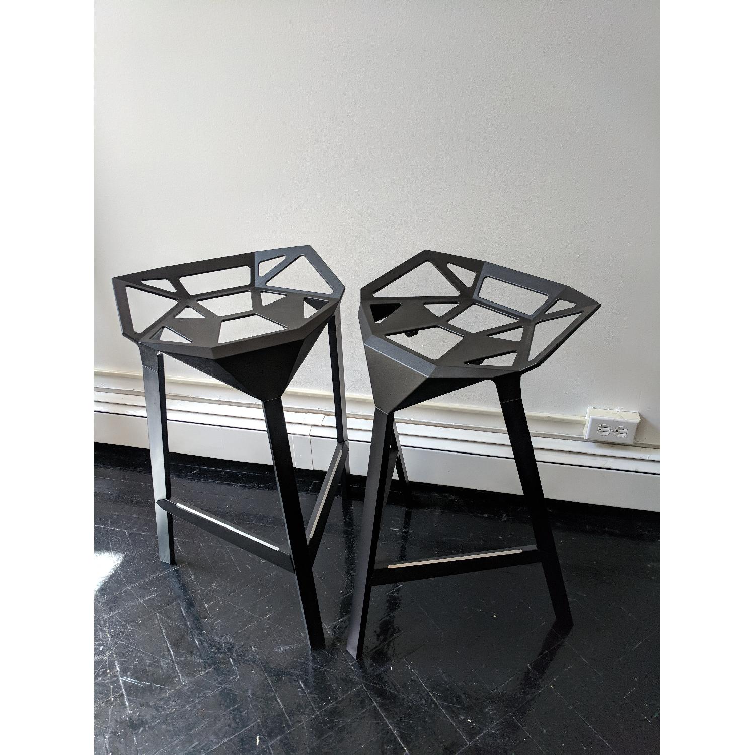 Magis Konstantin Grcic Stool One Bar Stools in Black - image-1