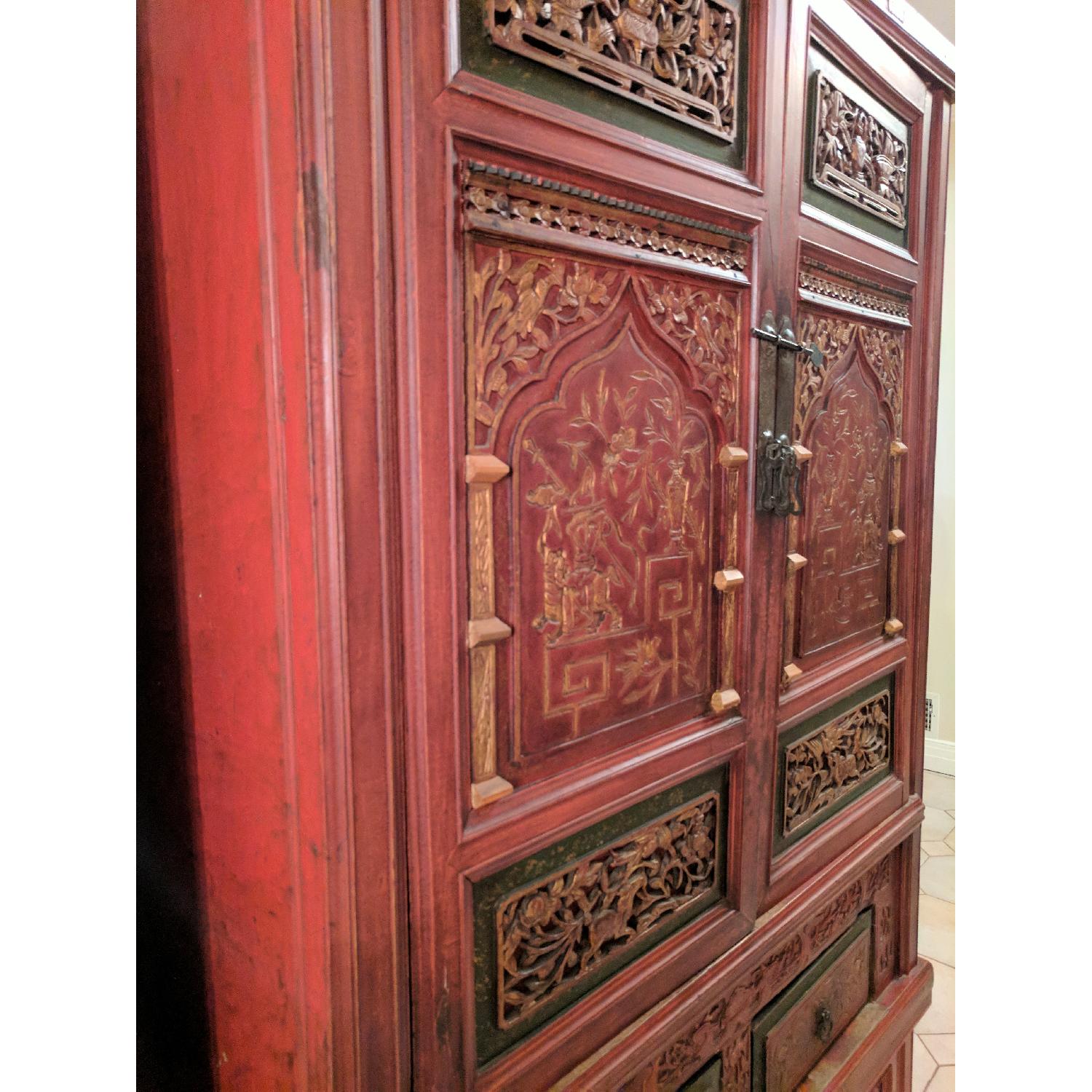 Antique Asian Wedding Armoire/Storage AptDeco