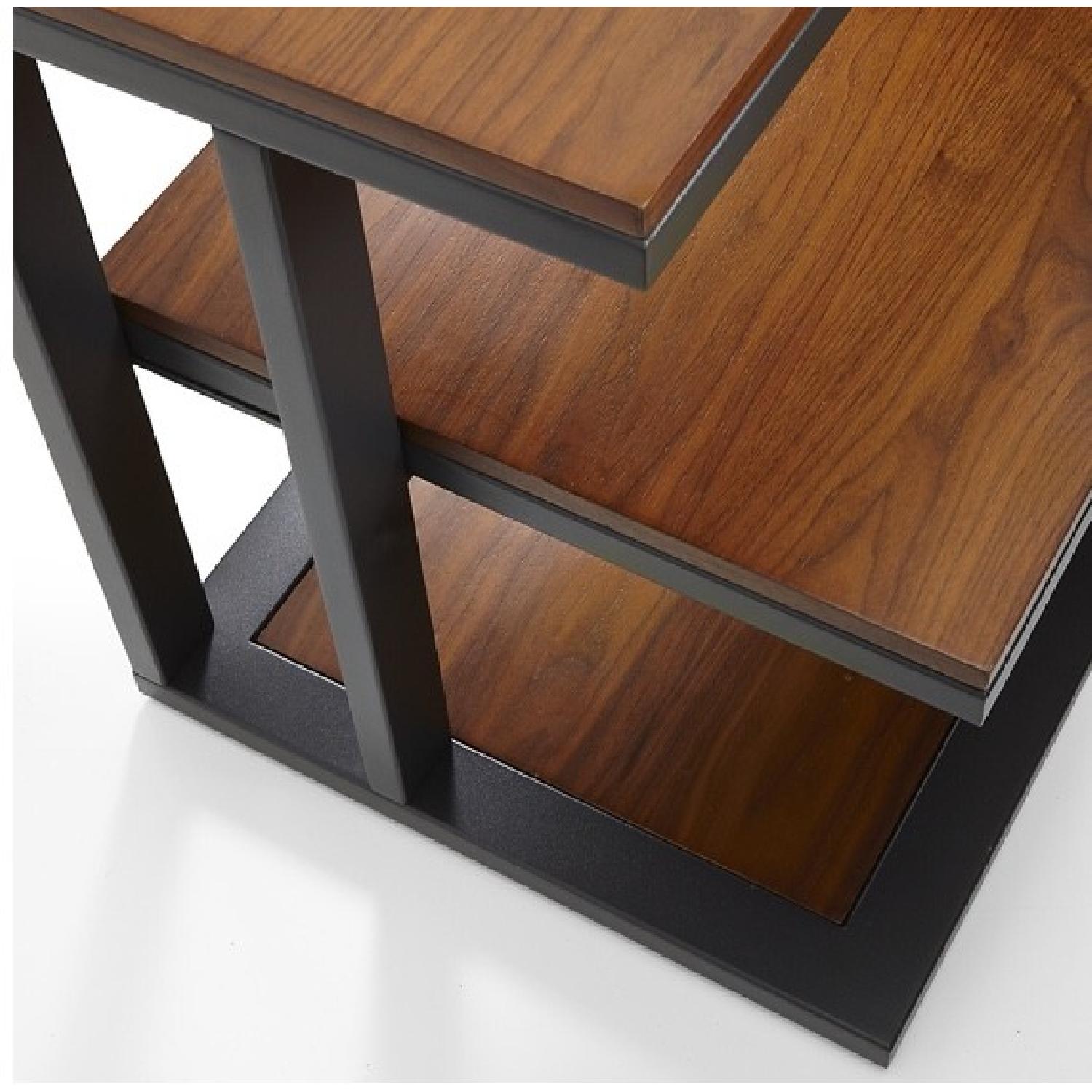 Crate & Barrel Pilsen TV/Media Console w/ Walnut Shelves - image-3