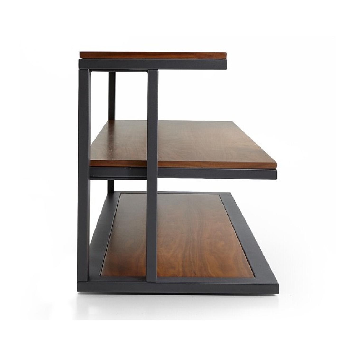 Crate & Barrel Pilsen TV/Media Console w/ Walnut Shelves - image-4