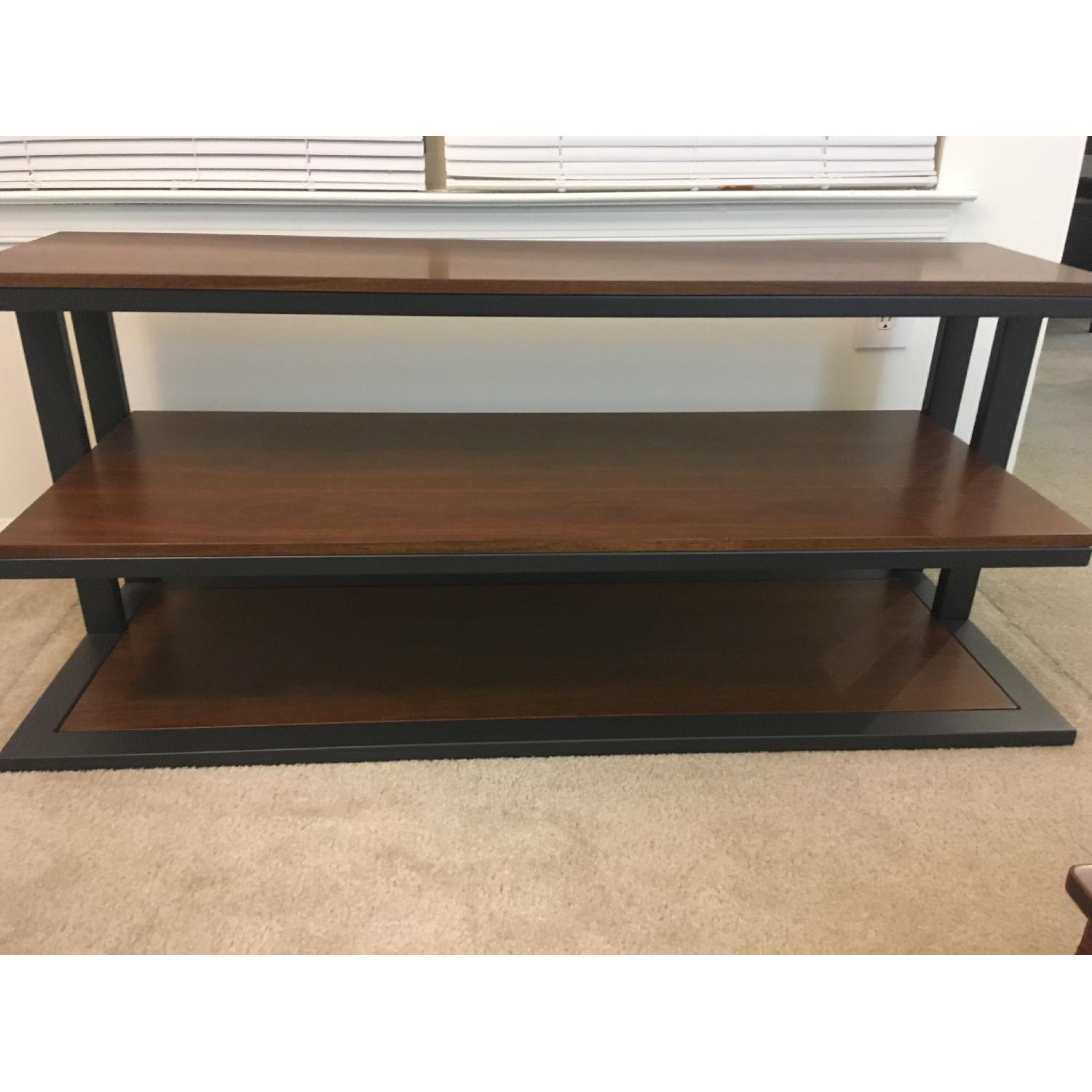 Crate & Barrel Pilsen TV/Media Console w/ Walnut Shelves - image-5