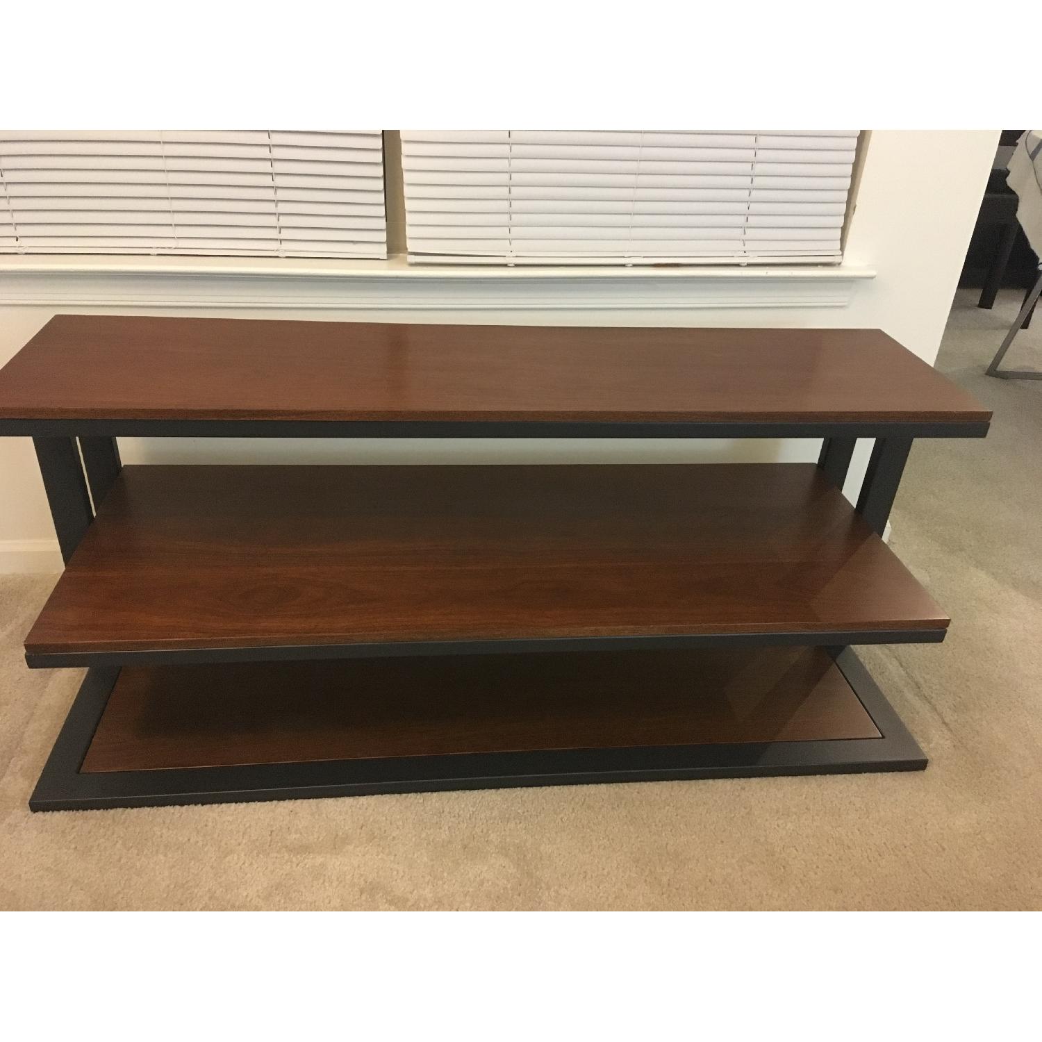 Crate & Barrel Pilsen TV/Media Console w/ Walnut Shelves - image-6