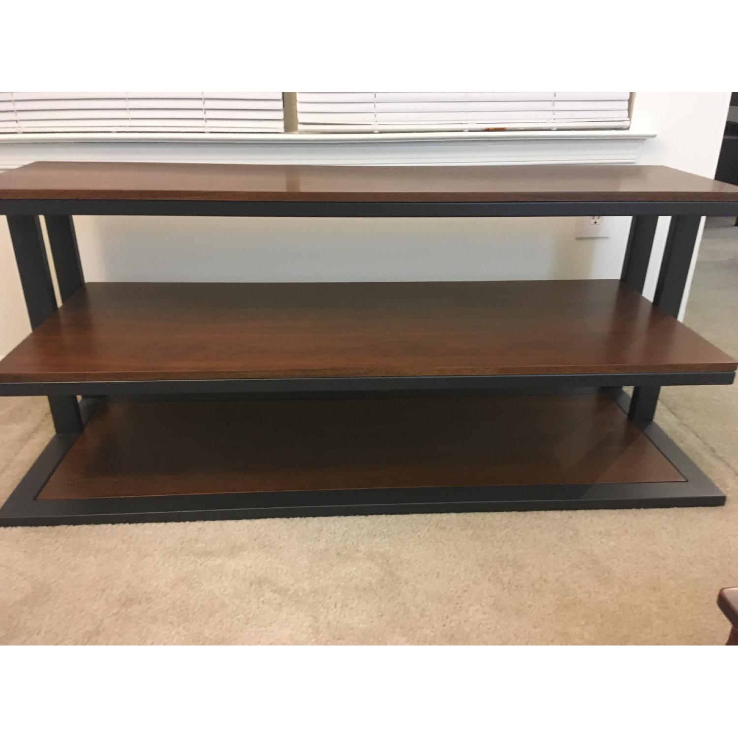 Crate & Barrel Pilsen TV/Media Console w/ Walnut Shelves - image-9