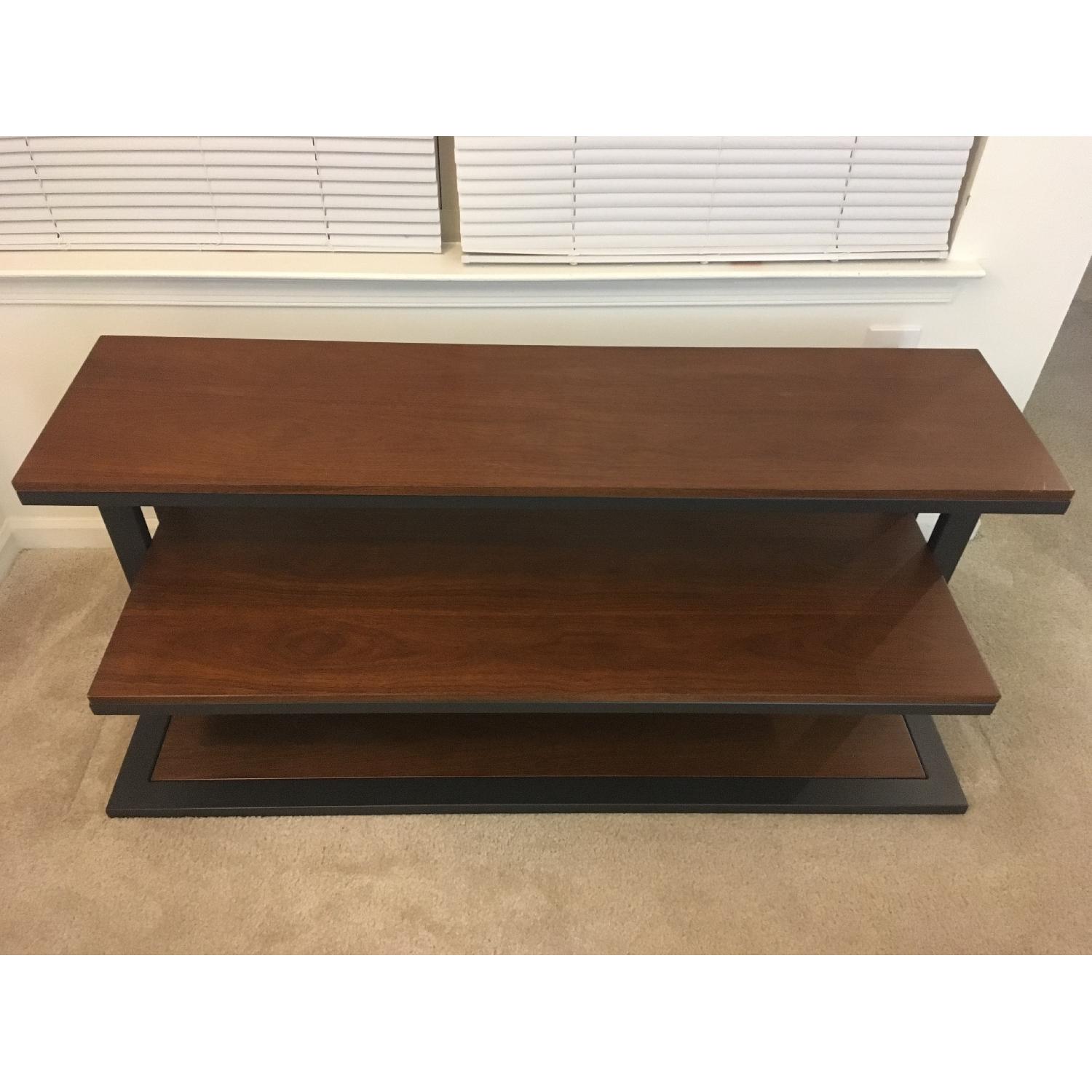 Crate & Barrel Pilsen TV/Media Console w/ Walnut Shelves - image-10