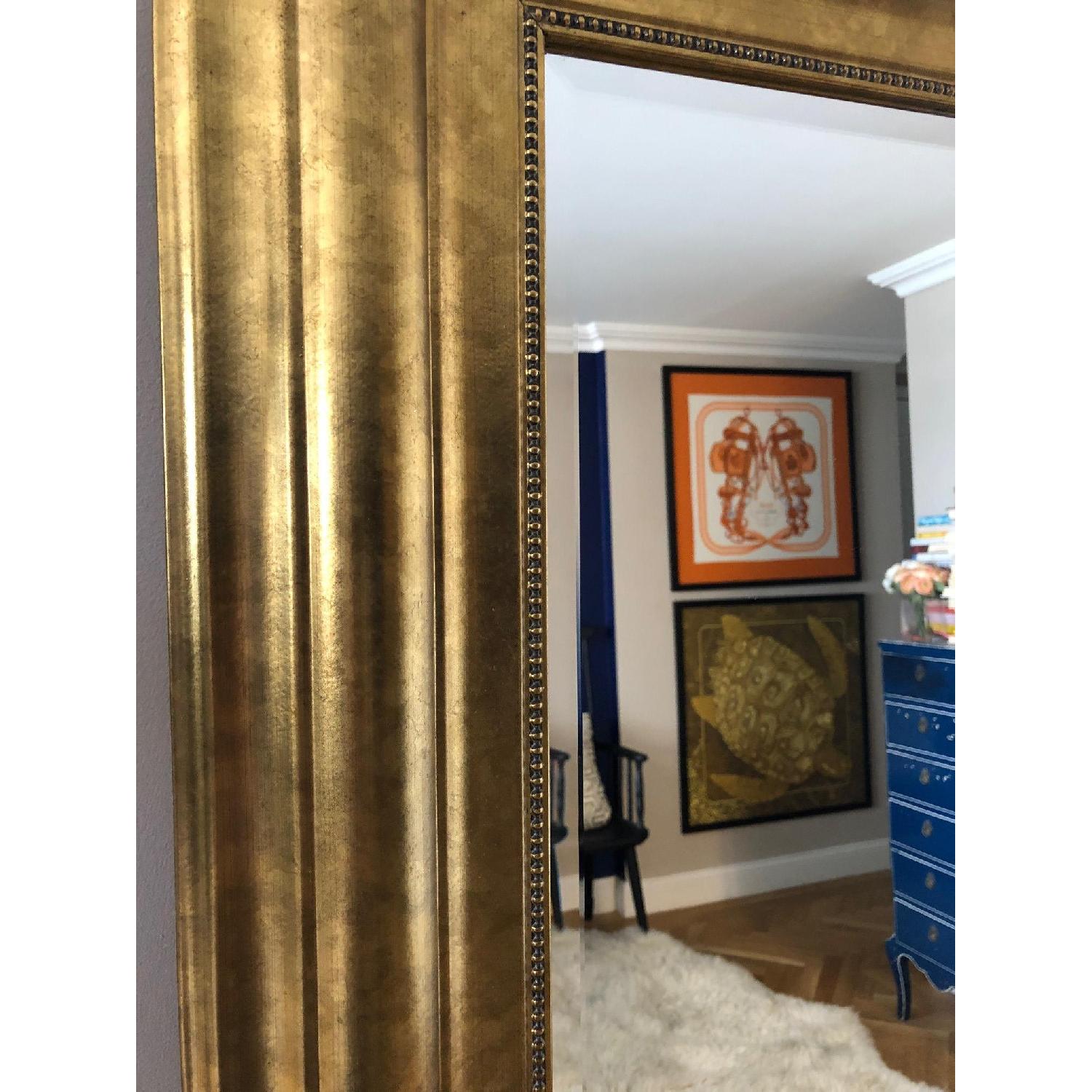 Ikea Levanger Floor Mirror In Gold AptDeco