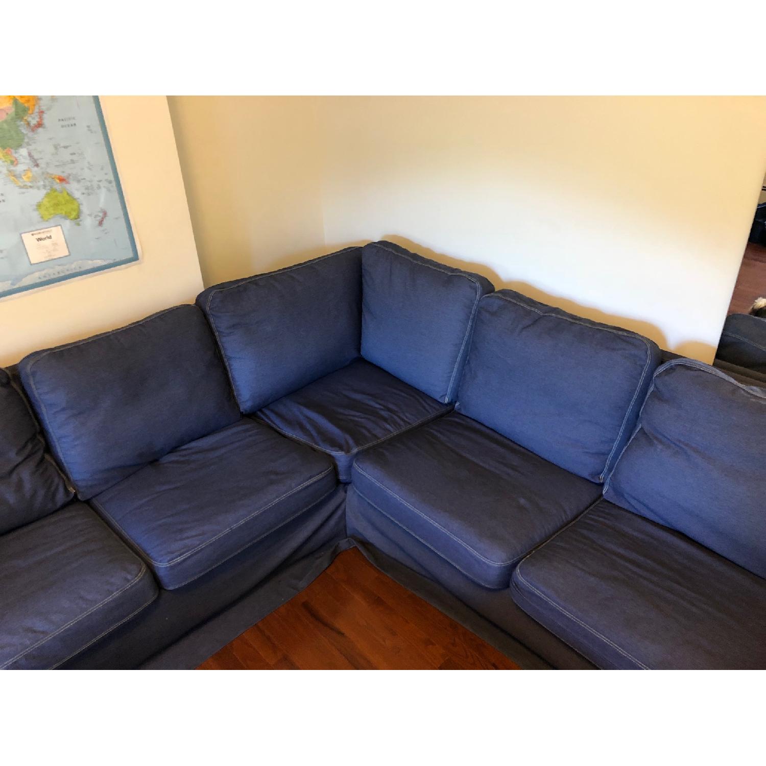 Ikea Ektorp 4 Seat Corner Sectional Sofa - image-1