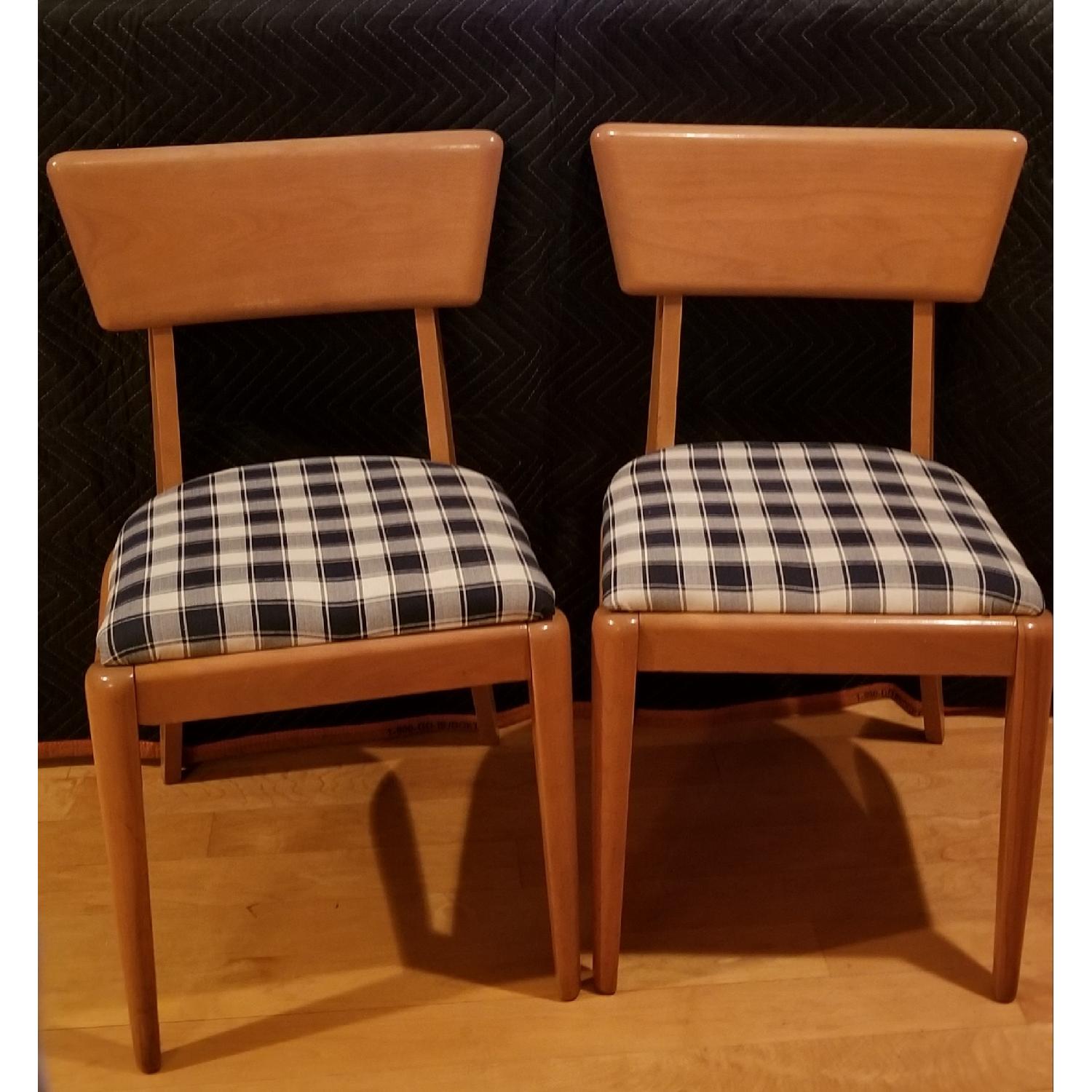 Heywood Wakefield 1940's Champagne Maple Dining Chairs - image-2