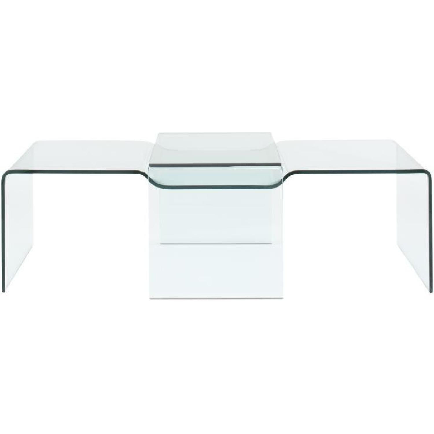 Ligne Roset Brooklyn Glass Coffee Table - image-2