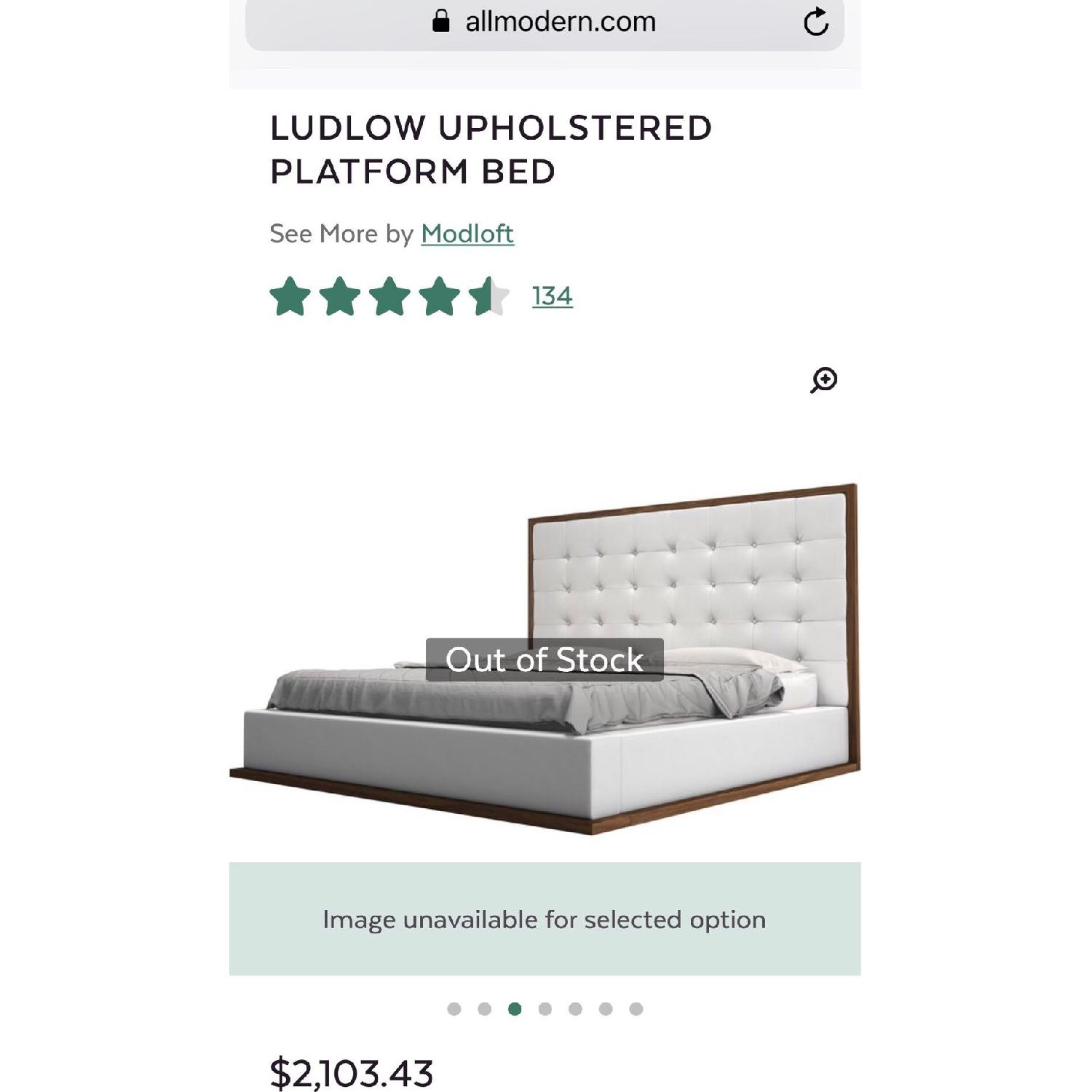 Modloft Ludlow Upholstered Platform Bed - image-1