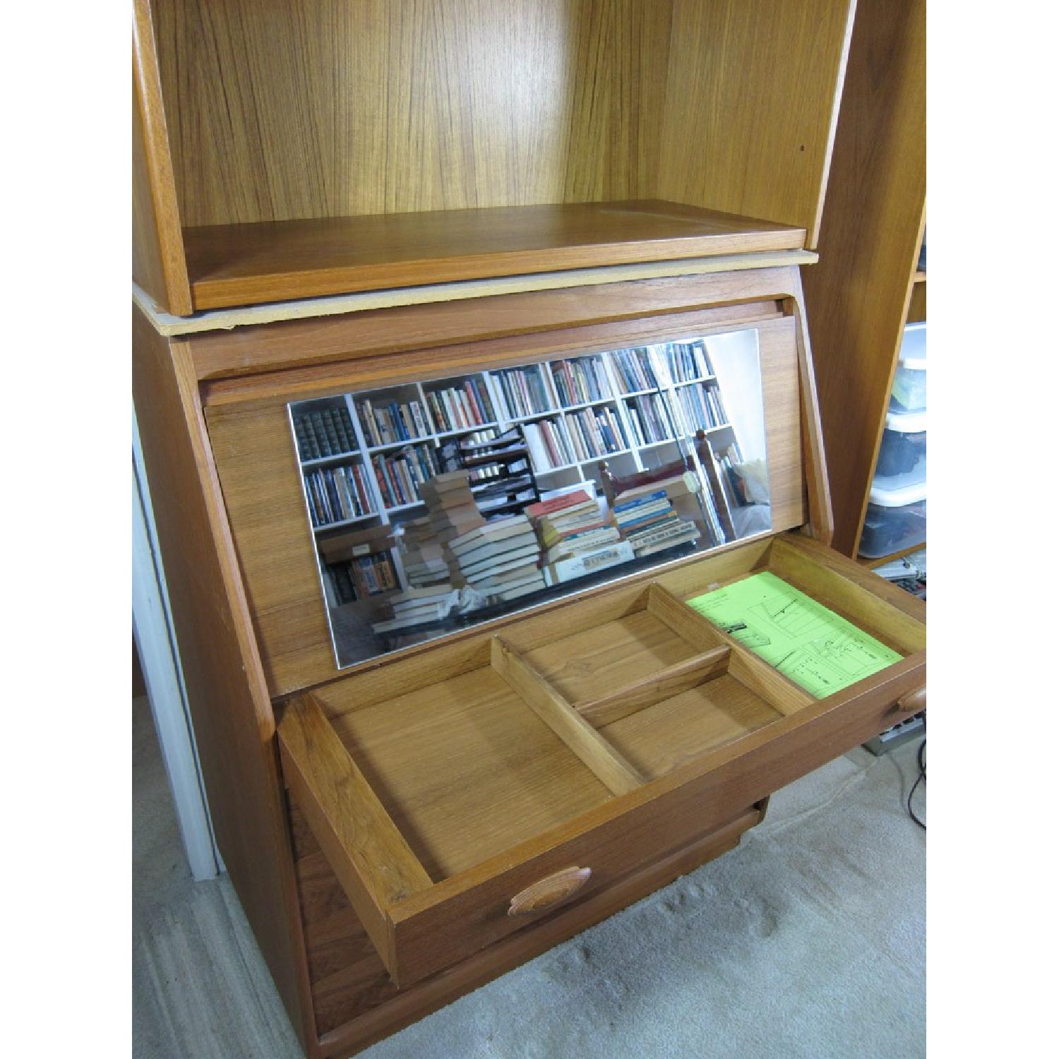 Wim & Karen Danish Modern Secretary & Bookcase - image-3