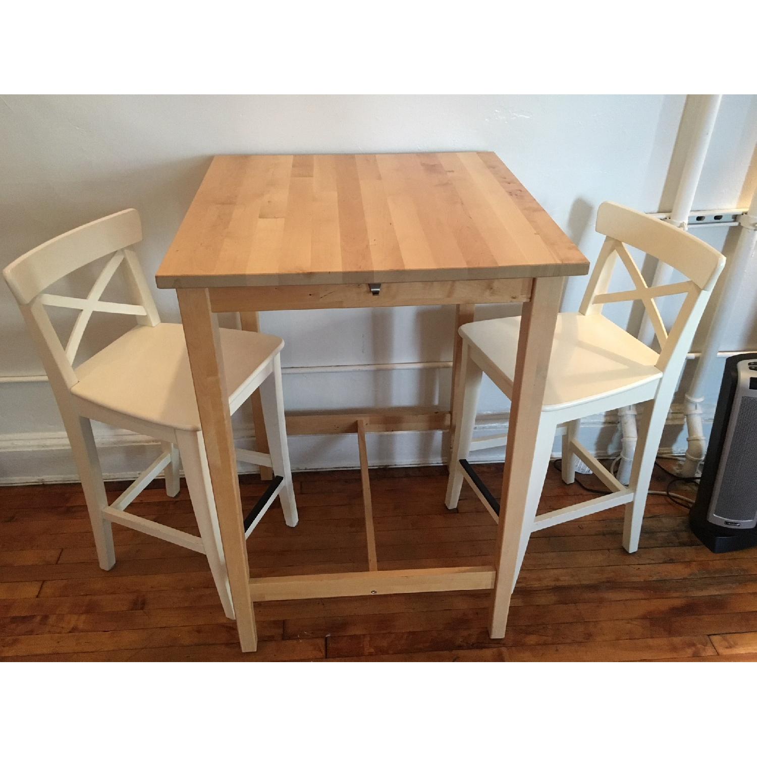 Ingolf Table Ikea Small Table And Chairs Ikea Ingatorp Drop-Leaf