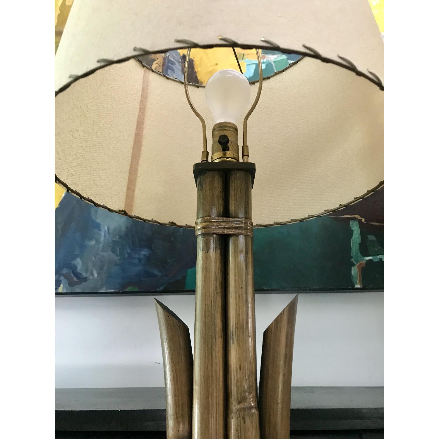 Mid Century Rattan Table Lamps - image-4