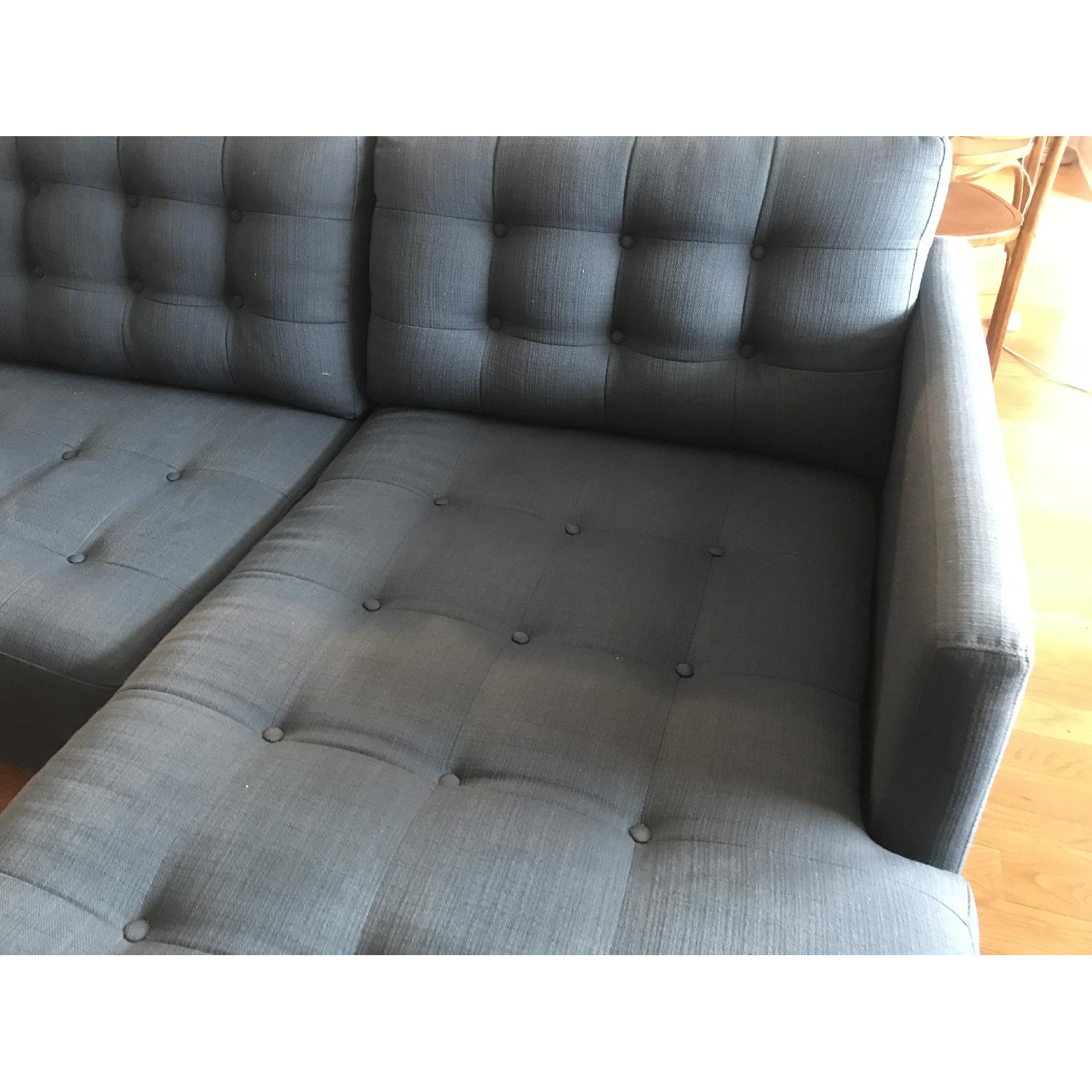 Cassona James Mid Century Modern Sectional Sofa - image-4