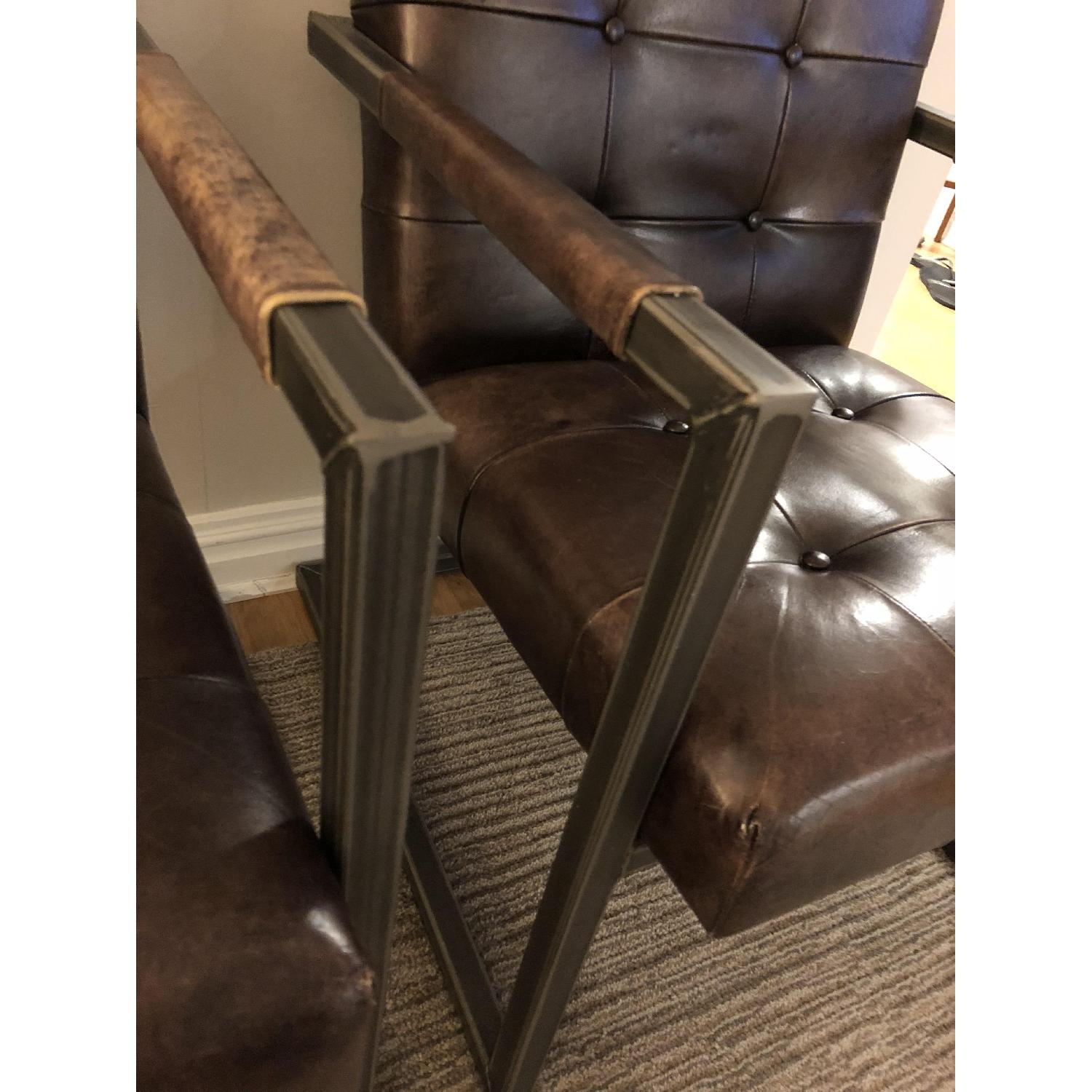 Restoration Hardware Milano Tufted Chairs - image-3