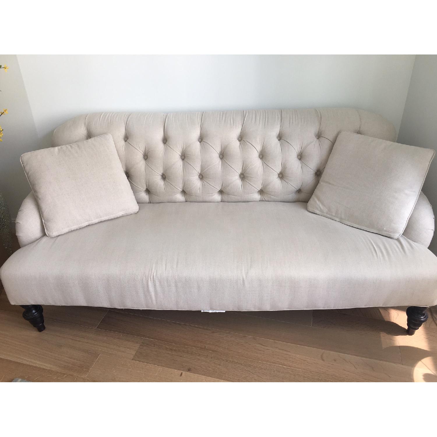 Pottery Barn Clara Upholstered Apartment Sofa - image-2
