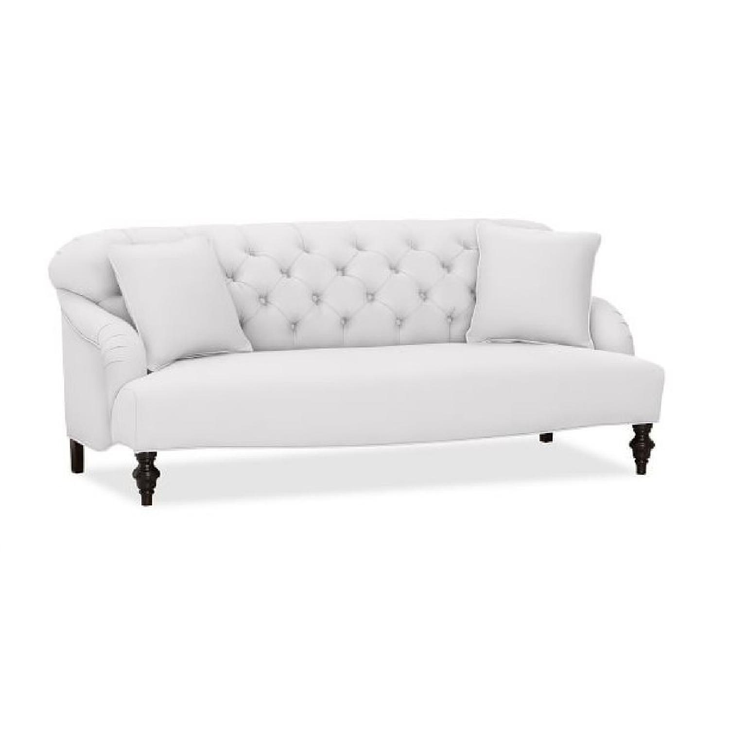 Pottery Barn Clara Upholstered Apartment Sofa - image-0