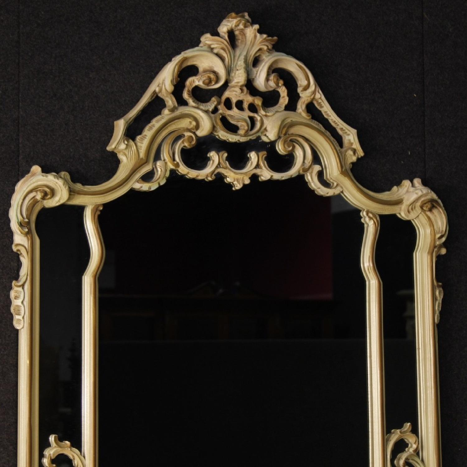 Venetian Dresser w/ Mirror in Lacquered & Painted Wood - image-1