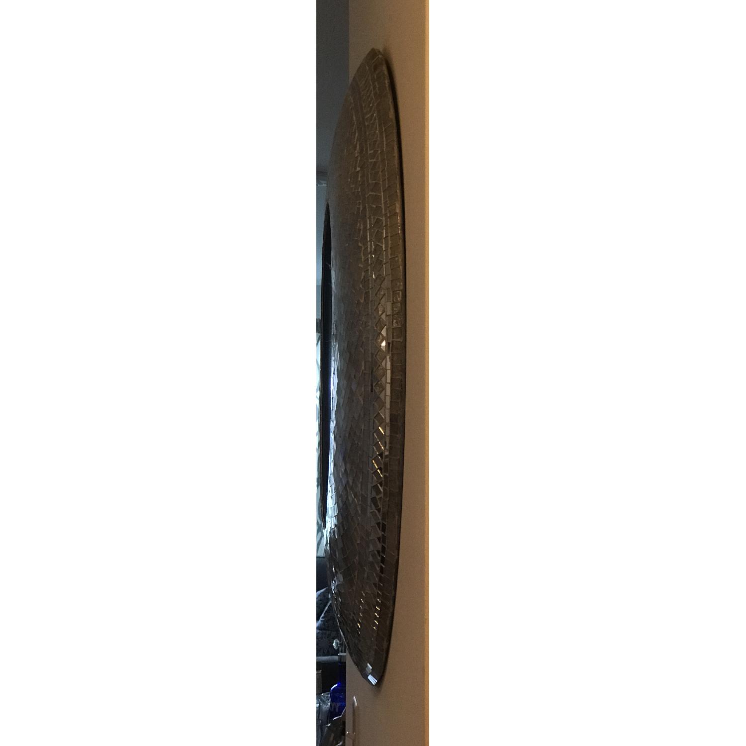 Nicole Miller Mosaic Tile Circular Mirror - image-3